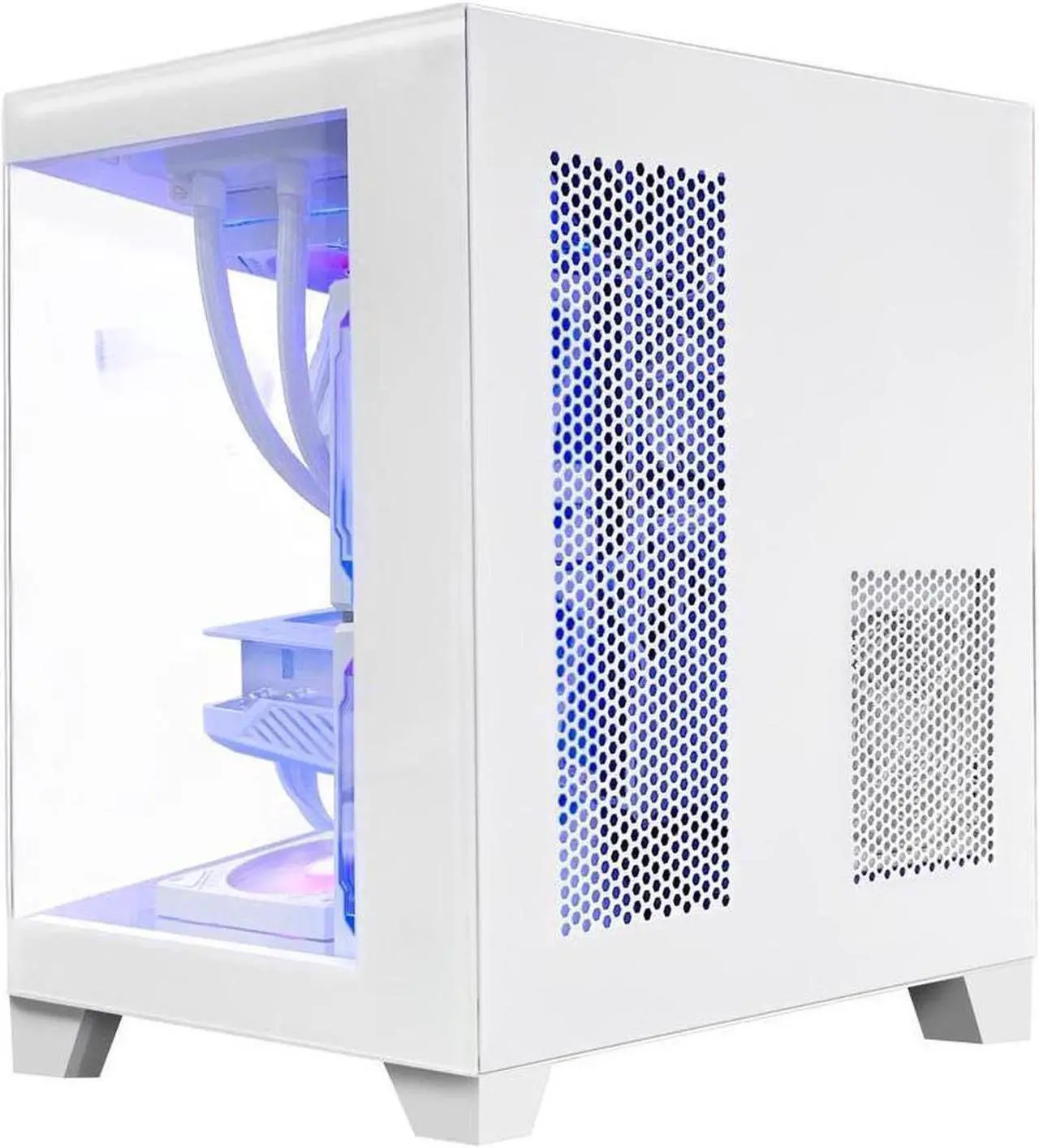 Alt view image 7 of 7 - Hoengager Gaming PC -AMD Ryzen 5 5600GT 3.6GHz - RTX 4060 8GB -32GB DDR4 RAM -1TB PCIe SSD -240 Liquid Cooler -WIFI &Bluetooth Ready -RGB Fans-Windows 11 Pro Desktop Computer