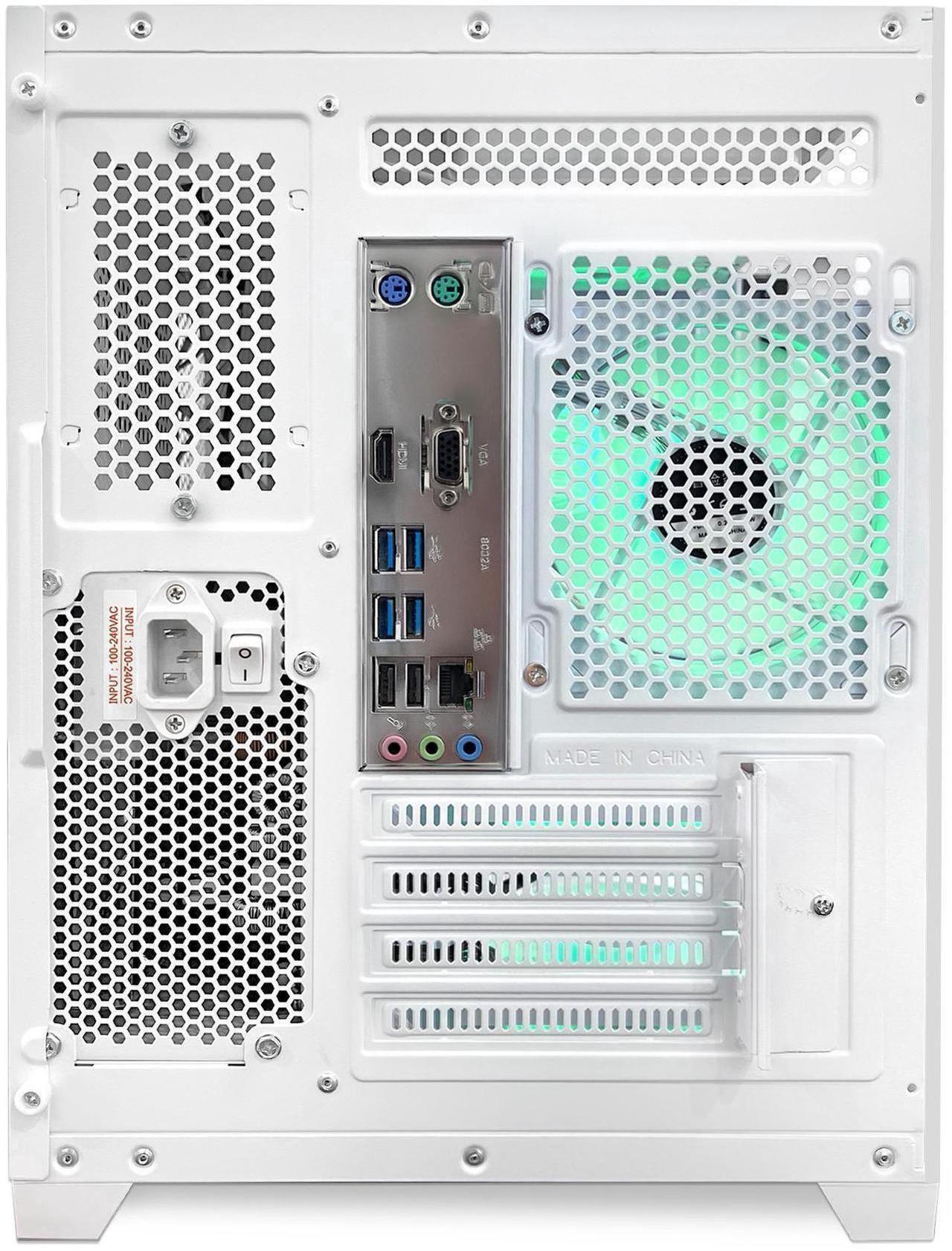 Alt view image 7 of 7 - Hoengager AMD Ryzen 5 5600GT,32GB DDR4 3200MHz,1TB M.2 +2TB SATA SSD,WiFi& Bluetooth, Windows 11 Pro Gaming Desktop PC-White