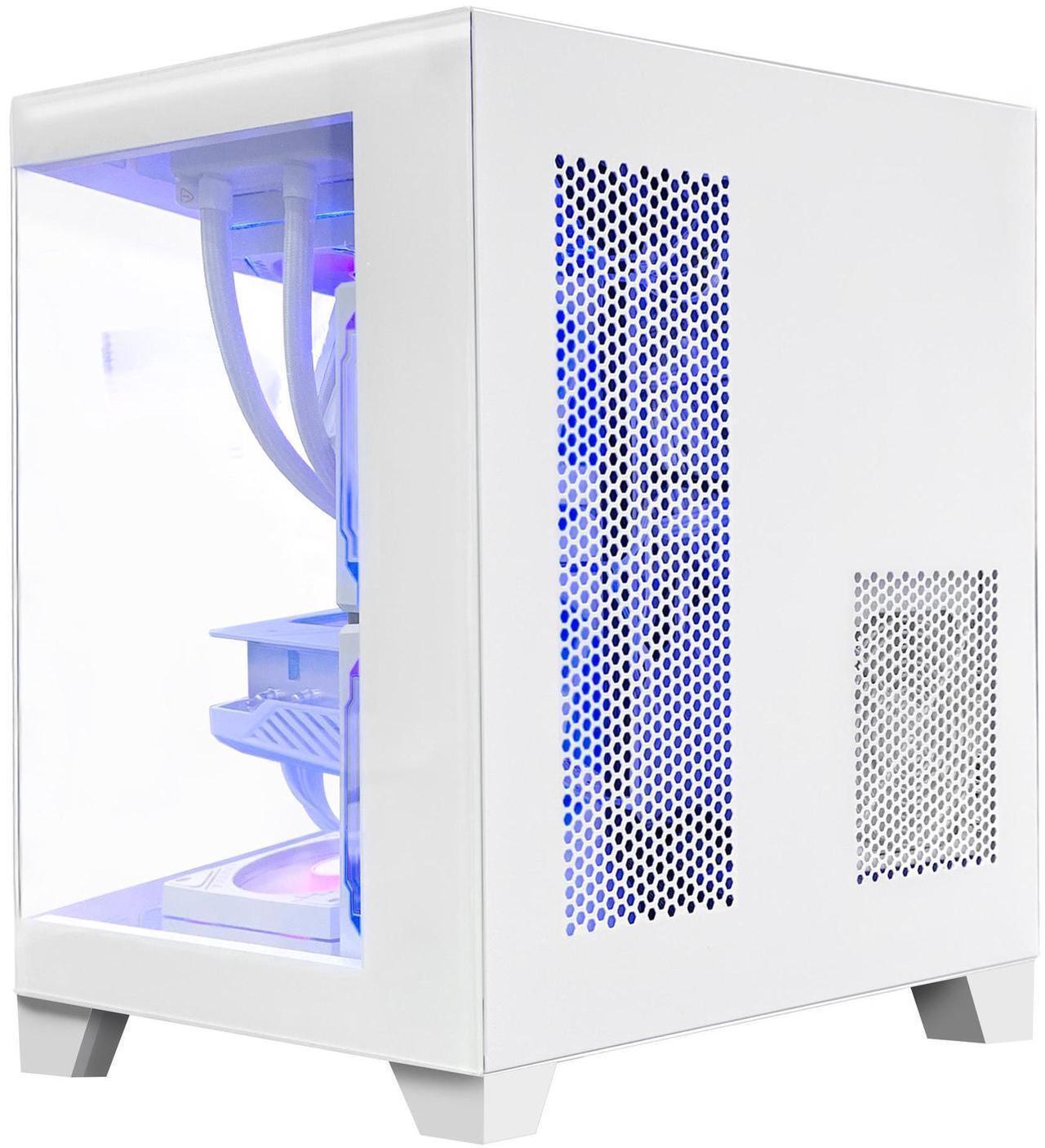 Alt view image 6 of 7 - HoengagerGaming PC - AMD Ryzen 5 5600X , Intel Arc B580 12GB, 16GB DDR4 RAM, 1TB PCIe +2TB SATA SSD, WiFi + BT, Windows 11 Pro -RGB Prebuilt Desktop