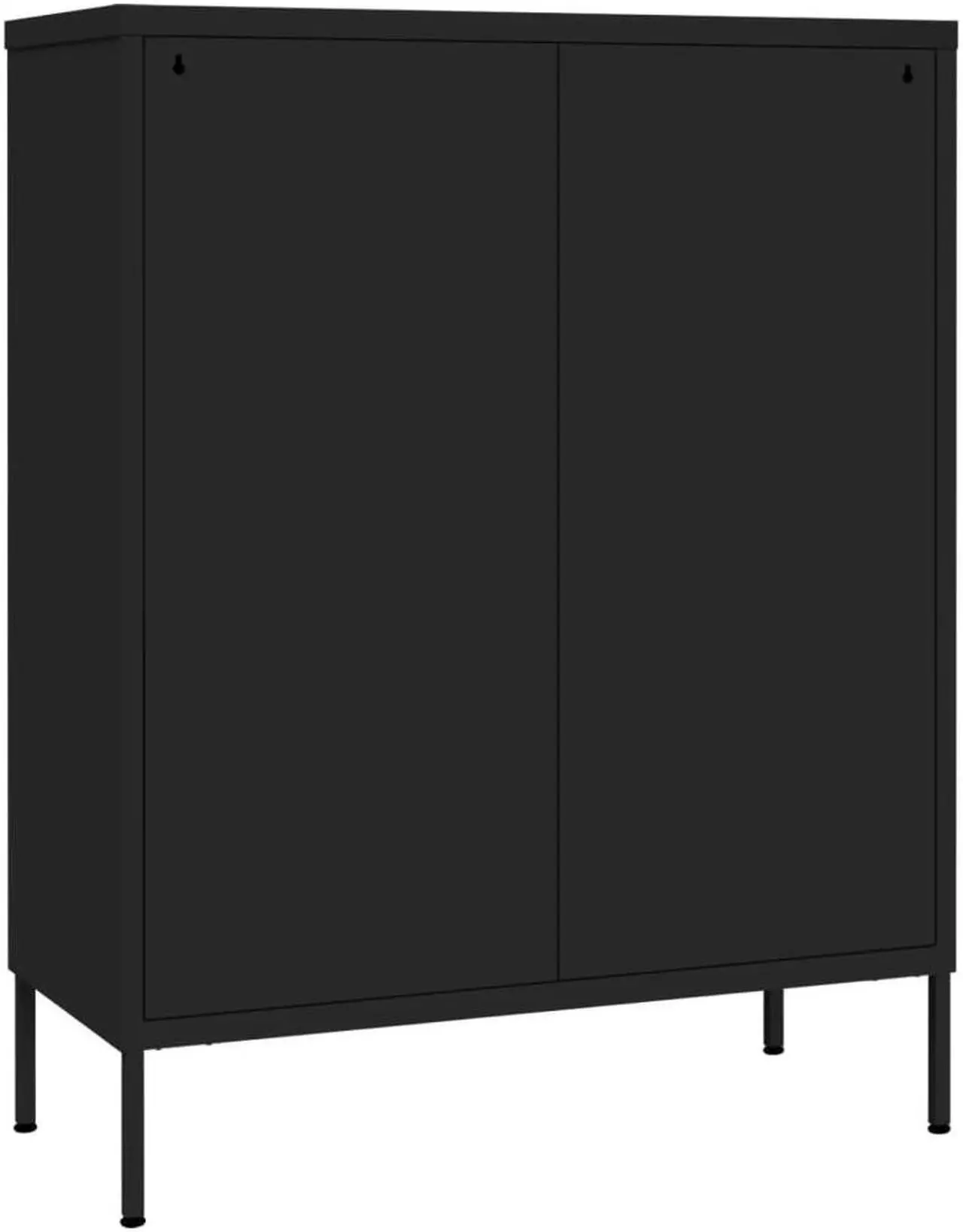 Alt view image 17 of 17 - vidaXL Drawer Cabinet File Cabinet Freestanding Storage Cabinet Black Steel