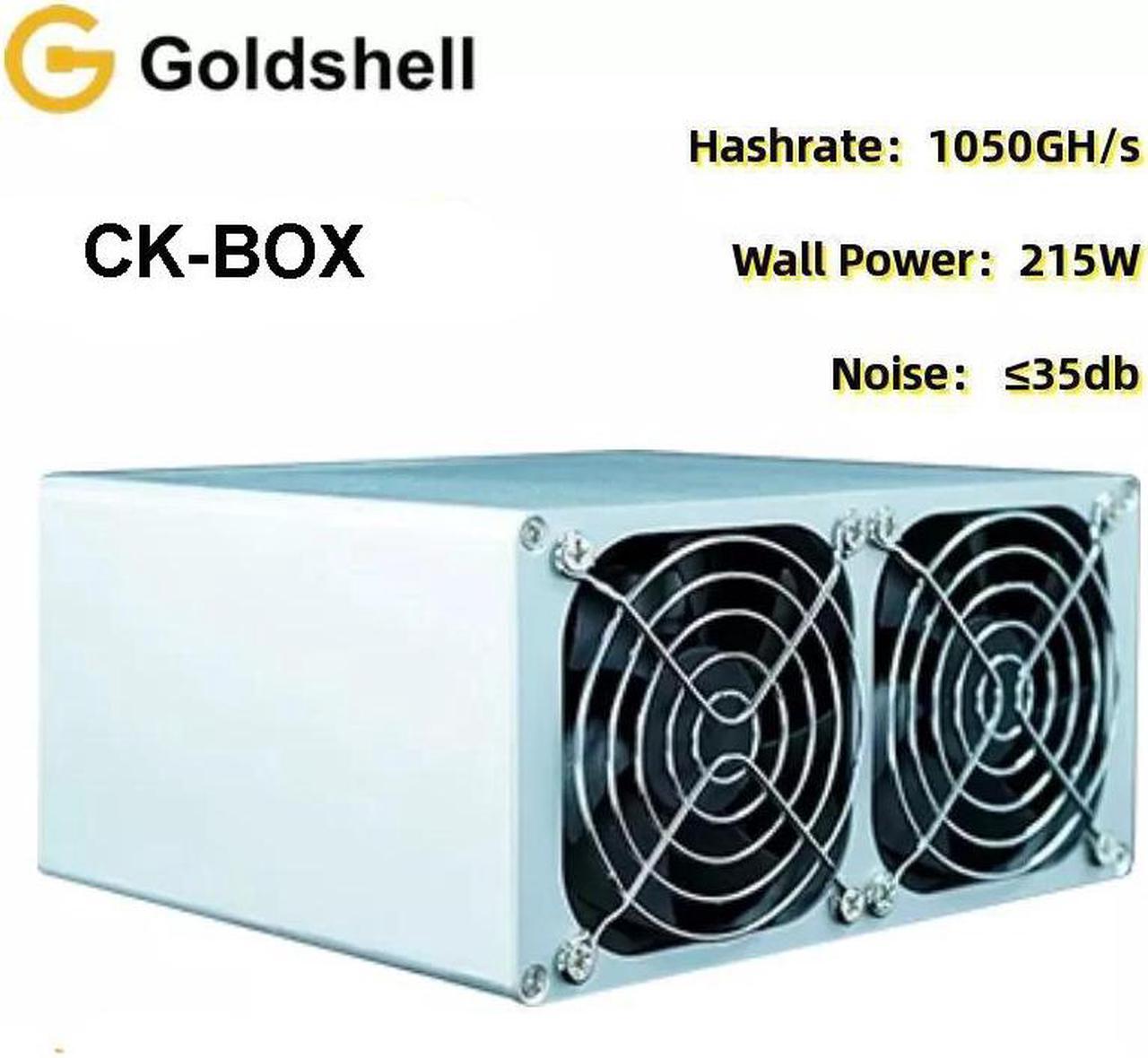 Goldshell CKB Mining Machine CK-BOX 1050GH/S(without psu) 215W Low noise Small&simple Home Mining