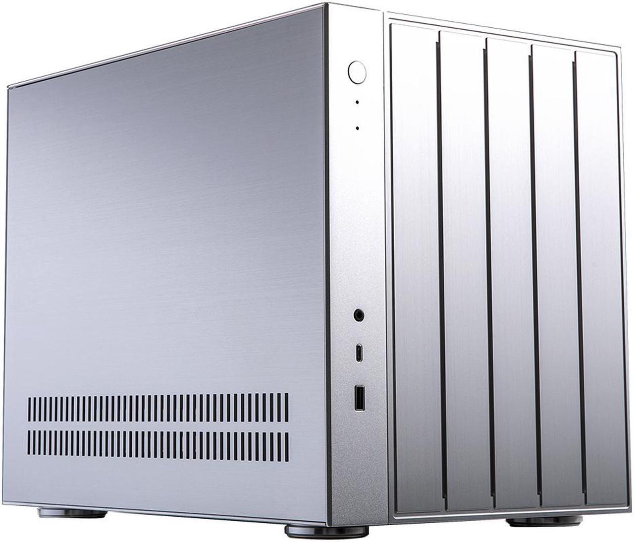 Main image of ABEE AS Enclosure W1 SILVER Micro ATX Aluminum Computer Case w/ Aluminum Frame, Compact Size, Dual-chamber Internal Layout, Aluminum Feet, Interchangeable Panel, Support 240mm Radiator & SFX/SFX-L PSU