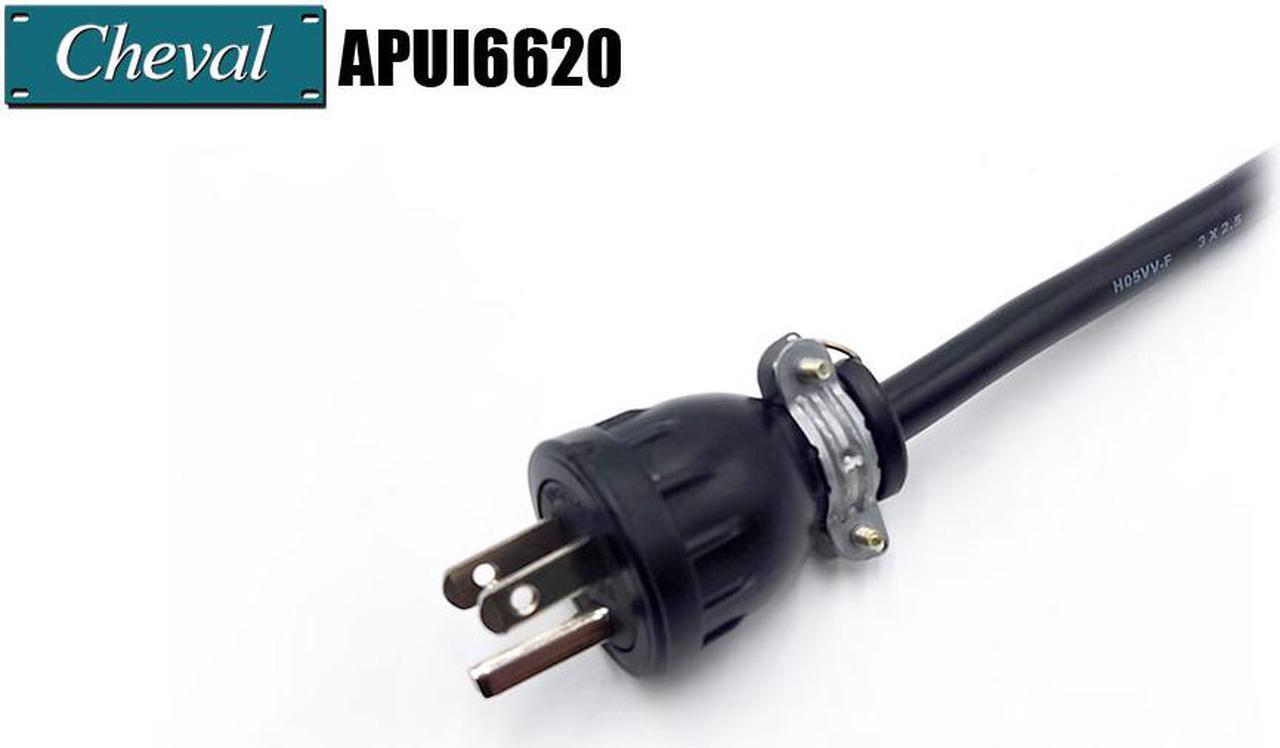 Alt view image 6 of 6 - Arion Power Bar Basic PDU 20A, 6x Universal and 6x International Socket 110VAC Wide 3m.