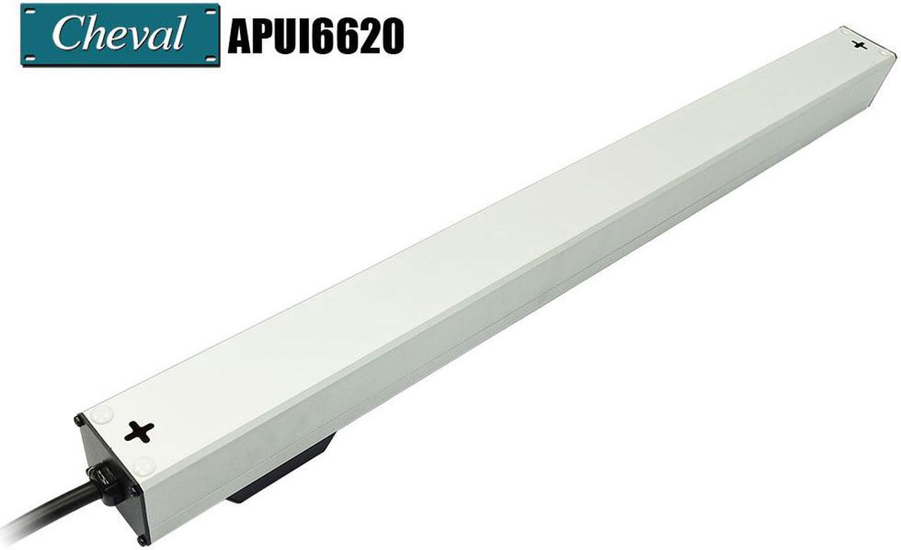 Alt view image 2 of 6 - Arion Power Bar Basic PDU 20A, 6x Universal and 6x International Socket 110VAC Wide 3m.