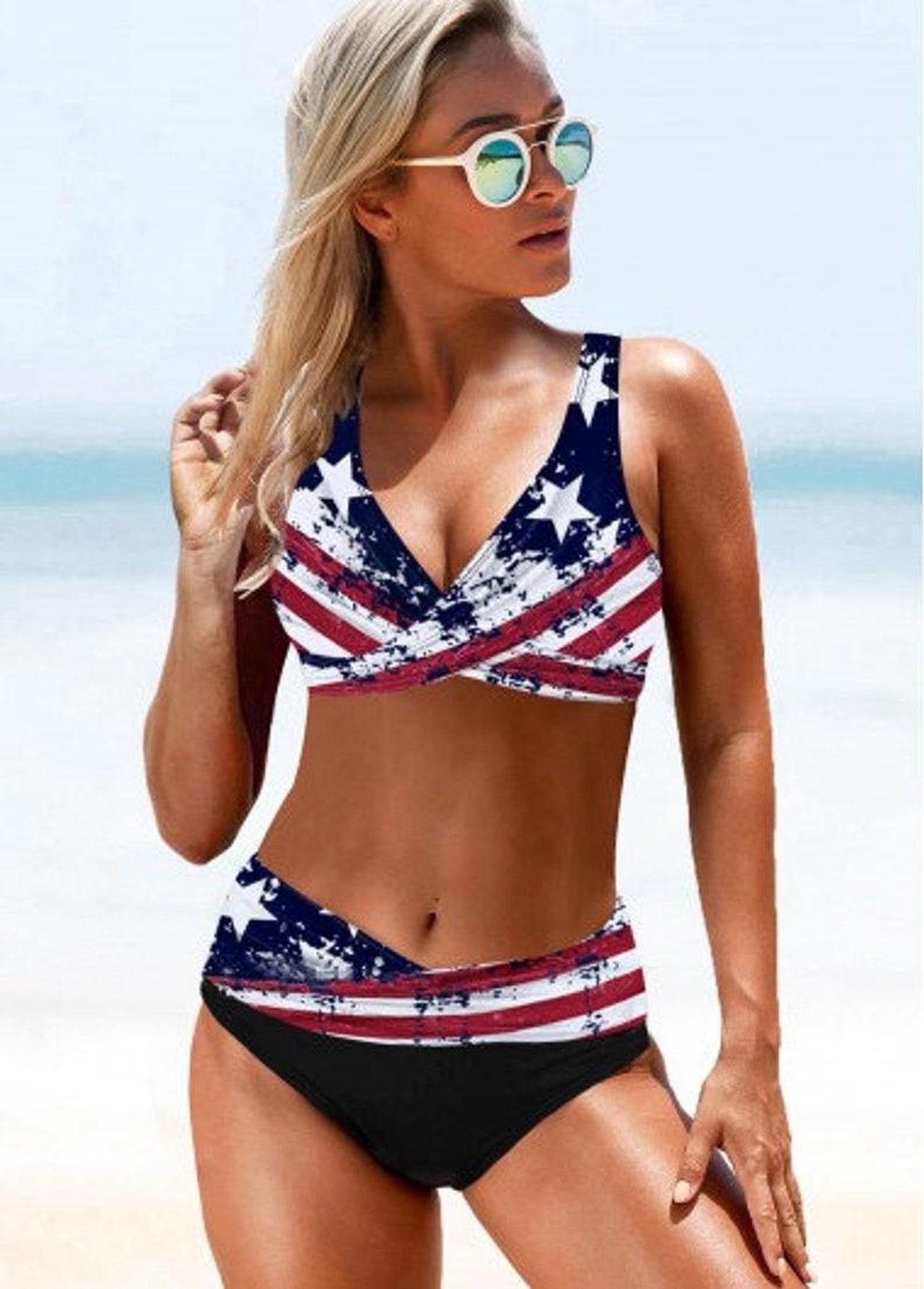 Main image of 2 Piece Bathing Suits For Women, Trendy High Waisted Bikini Tankini Comfortable and Stylish – Multiple Colors and Designs – setO