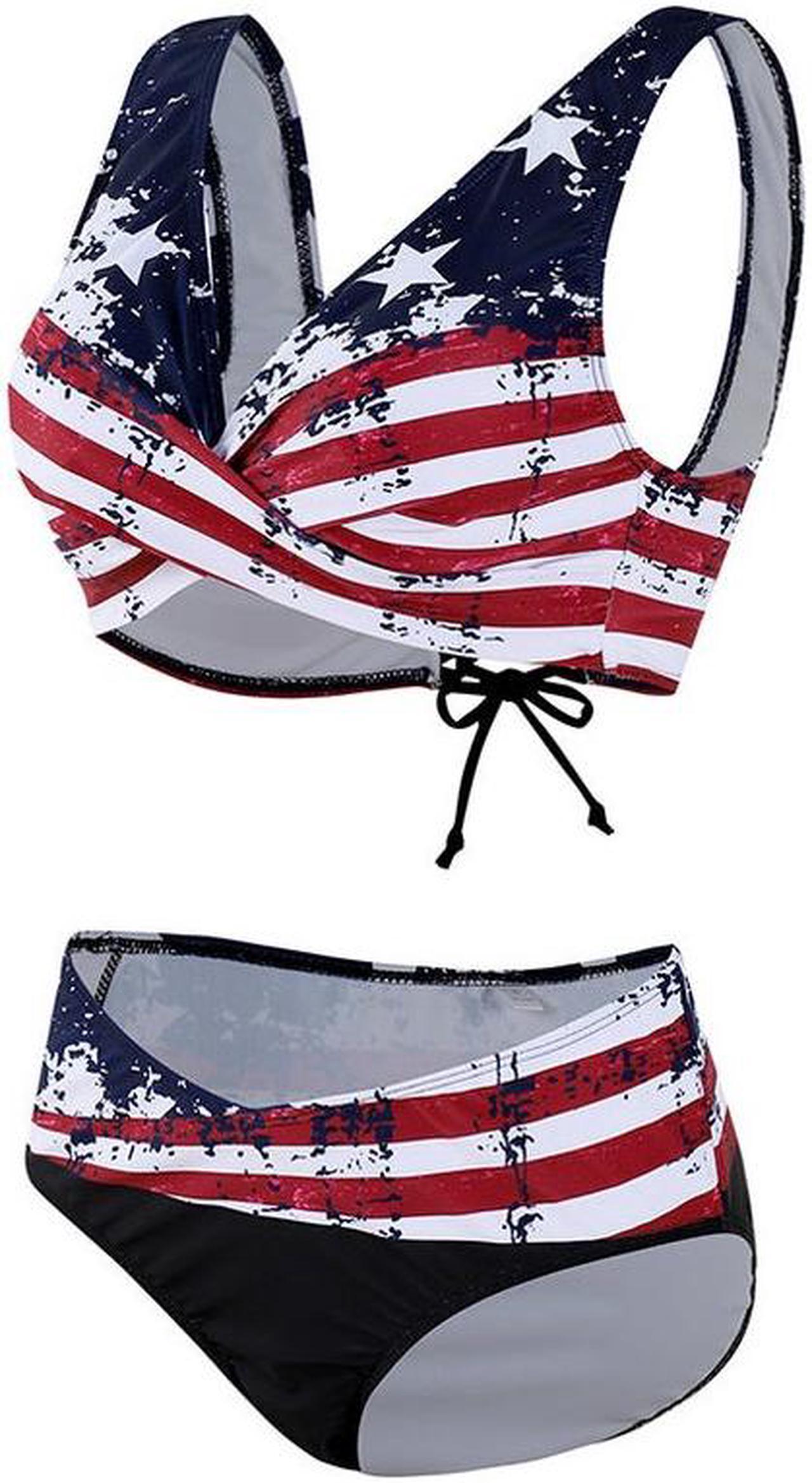 Alt view image 6 of 7 - 2 Piece Bathing Suits For Women, Trendy High Waisted Bikini Tankini Comfortable and Stylish – Multiple Colors and Designs – setO
