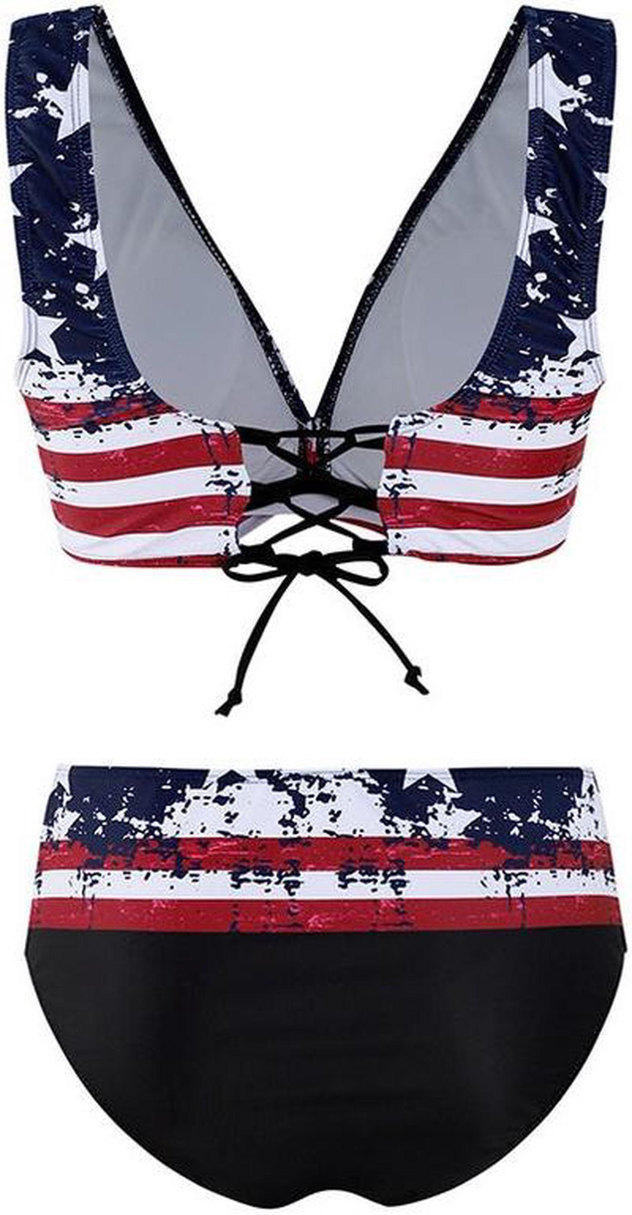 Alt view image 7 of 7 - 2 Piece Bathing Suits For Women, Trendy High Waisted Bikini Tankini Comfortable and Stylish – Multiple Colors and Designs – setO