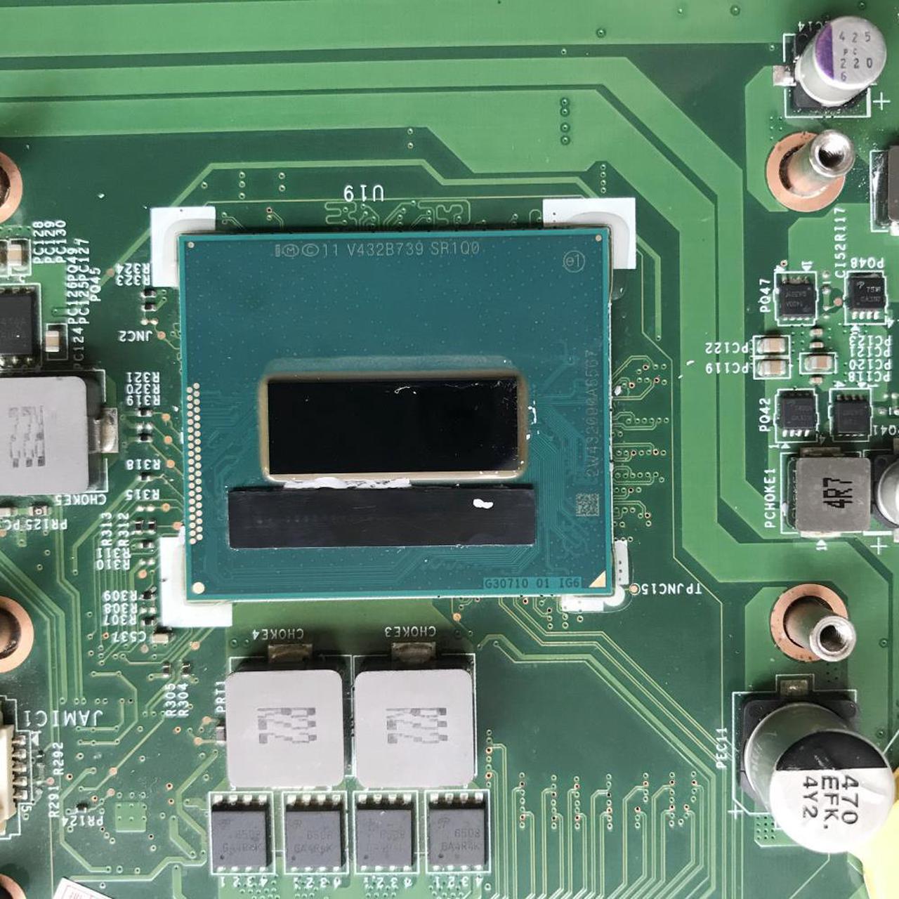 Alt view image 2 of 3 - For MSI GE60 GP60 Laptop Motherboard MS-16GH1 VER:1.0 With SR1Q0 i5-4210H CPU GTX850M/2GB DDR3L