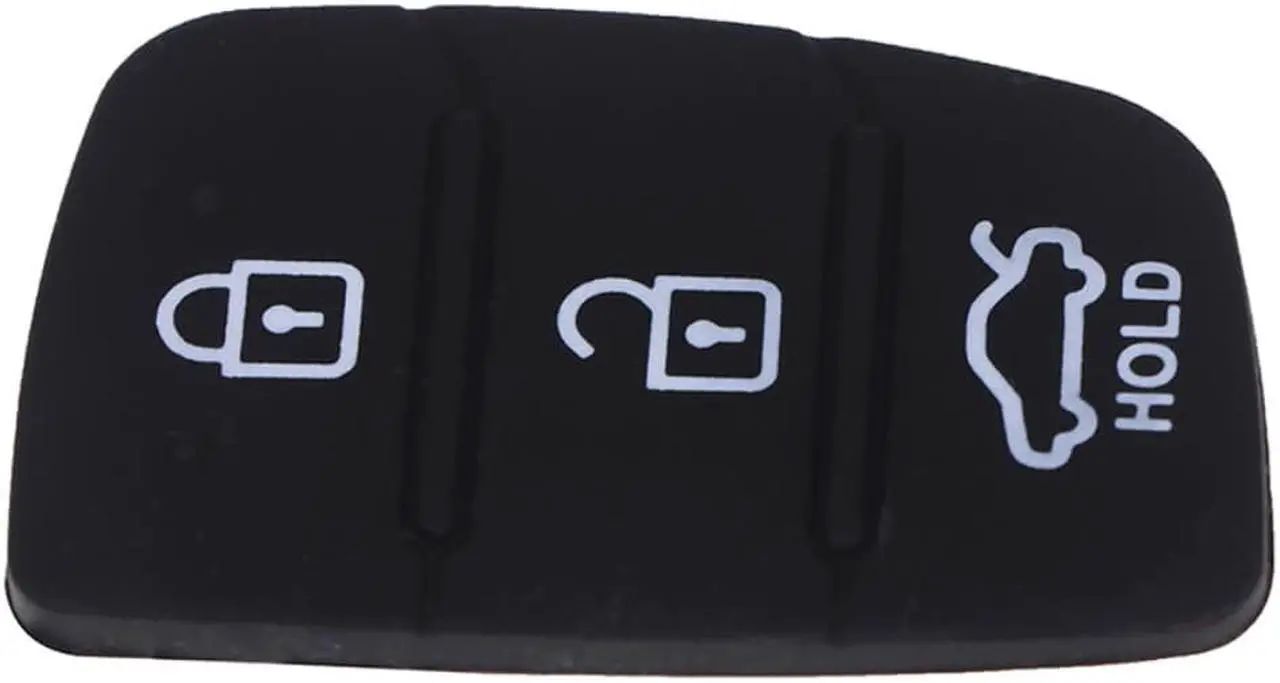 Main image of Gran oferta de reemplazo de 3 botones para reparar la piel, funda plegable para llave de coche, almohadilla de goma para coche