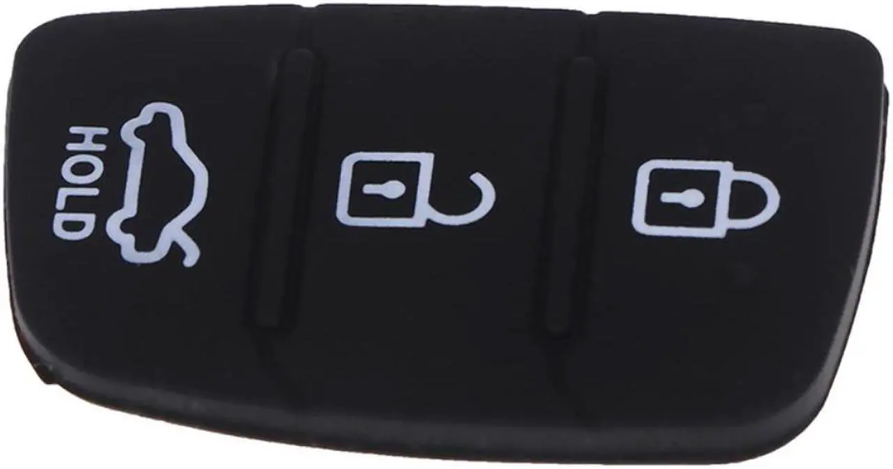 Alt view image 4 of 4 - Gran oferta de reemplazo de 3 botones para reparar la piel, funda plegable para llave de coche, almohadilla de goma para coche