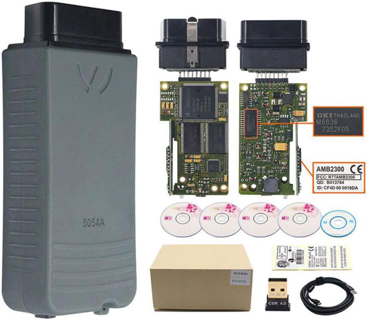 Alt view image 2 of 4 - VAS5054A V5.16 ABM 2300 Bluetooth AMB2300 Chip completo WIFI código OBDII lector