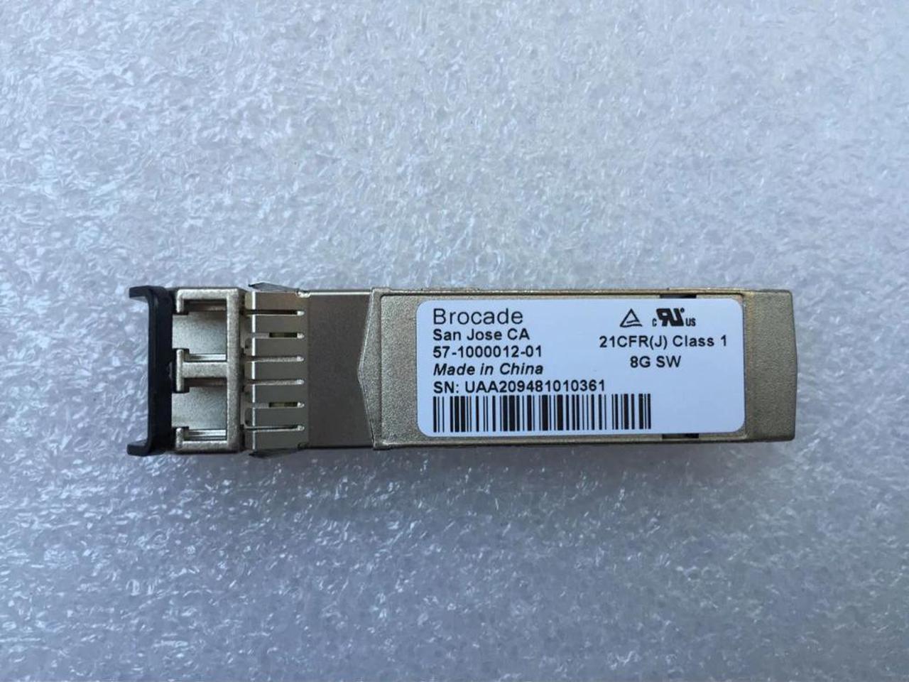 Brocade 57-1000012-01 8G Gbps SW SFP Fiber Optic Transceiver