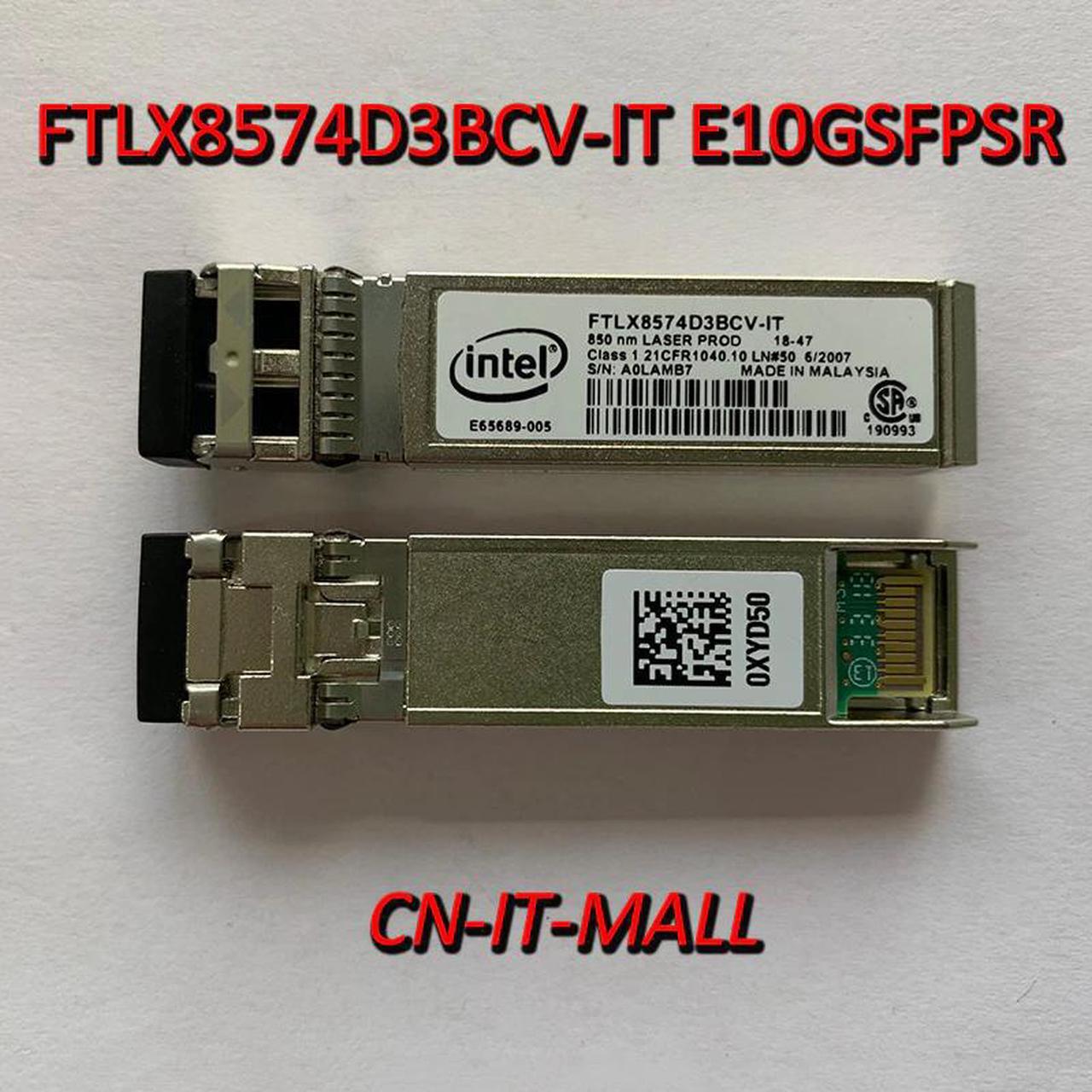 Pulled FTLX8574D3BCV-IT E10GSFPSR 10G 850nm SFP+ Transceiver