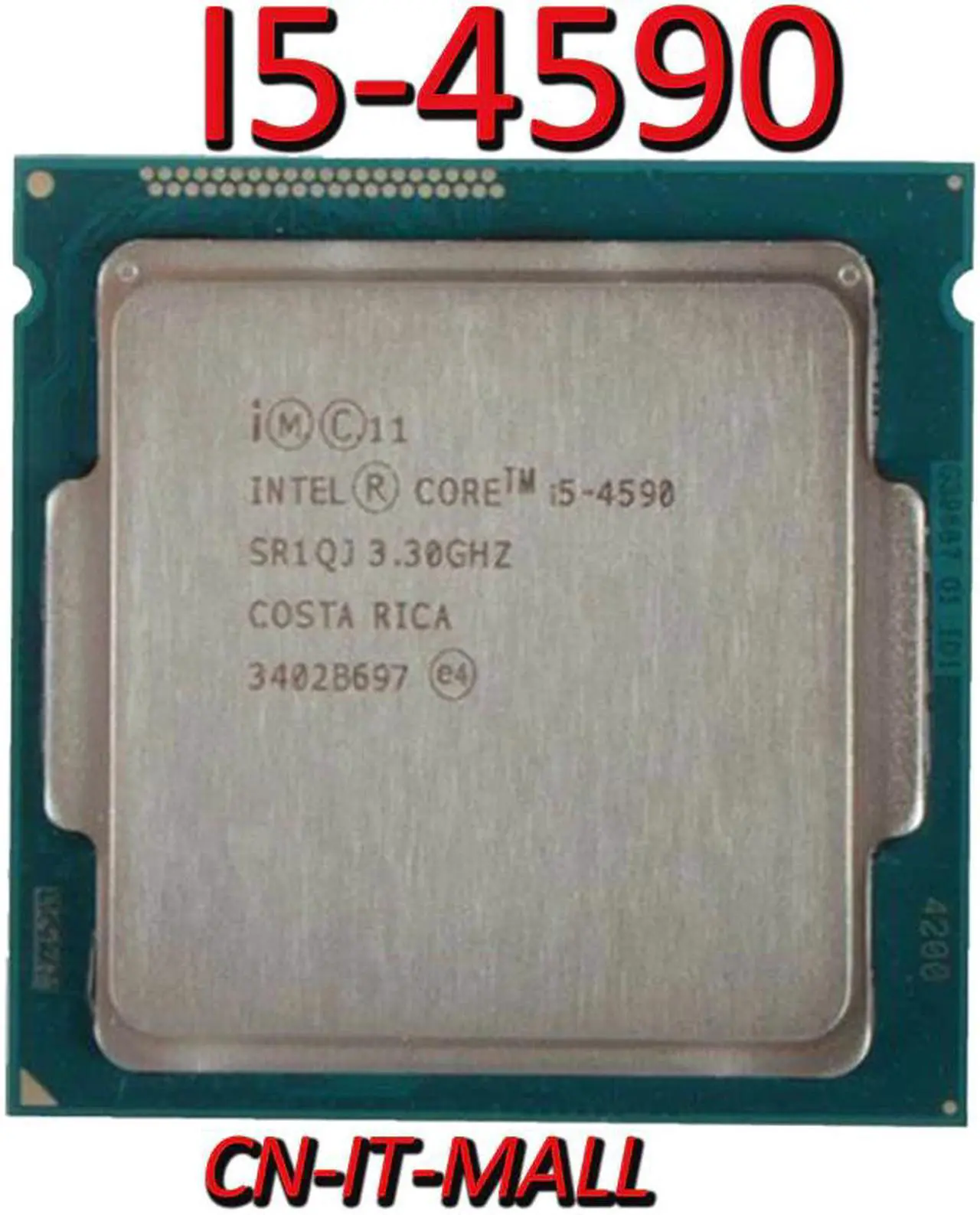 Main image of Pulled I5-4590 CPU 3.3G 6M 4 Core 4 Thread LGA1150 Processor