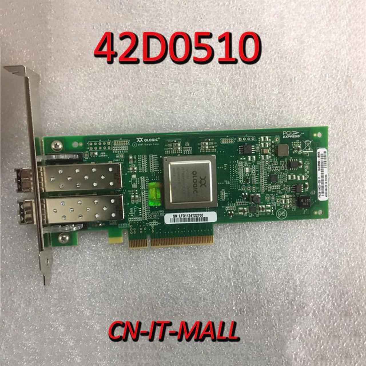 Pulled 42D0510 42D0516 42D0512 QLE2562 8GB FC 2-Port PCIe HBA for System x