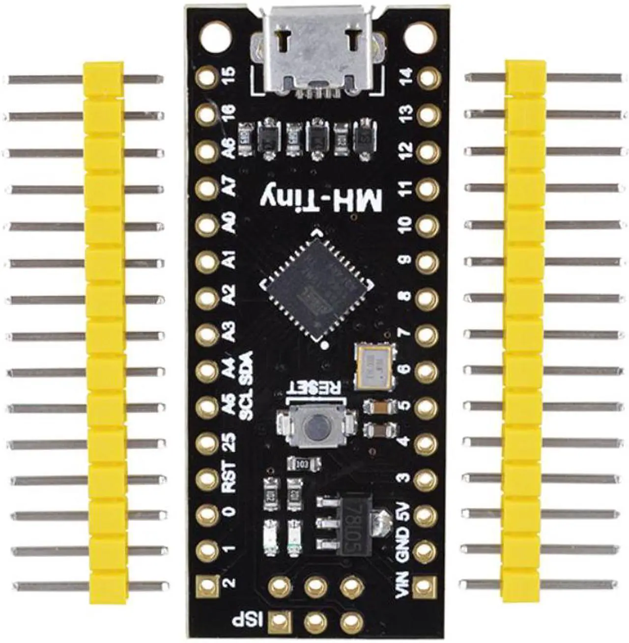 Main image of Mh-tiny-Módulo de desarrollo ATTINY88 NANO v3.0, micro usb extendido, Digispark ATTINY85 actualizado para Puerto arduino SPI/IIC/Serial