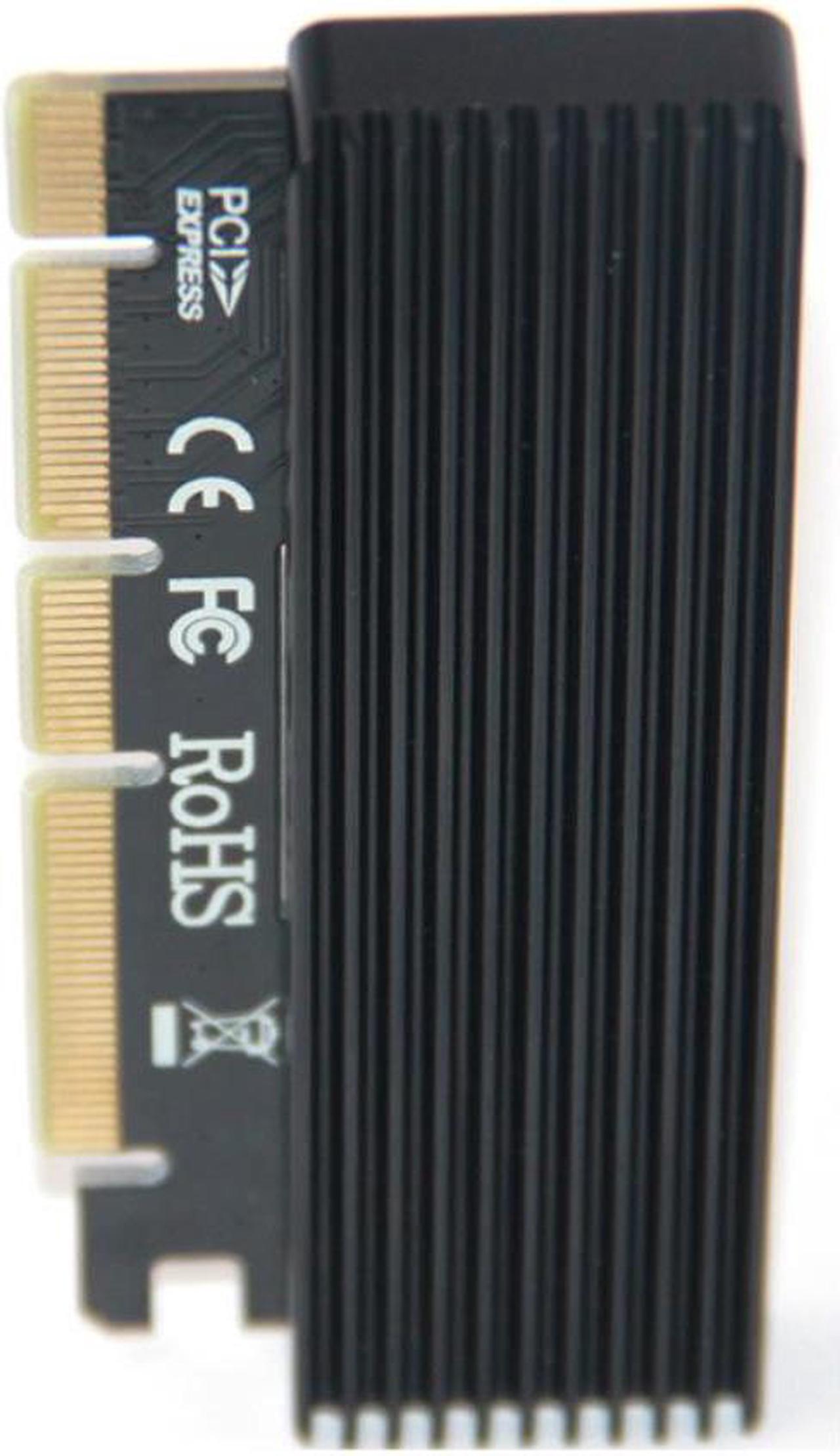 Alt view image 2 of 4 - M.2 NVMe SSD NGFF to PCIE 3.0 X16 Adapter M Key Interface Card Suppor PCI Express 3.0 x4 2230-2280 Size m.2 Full Speed