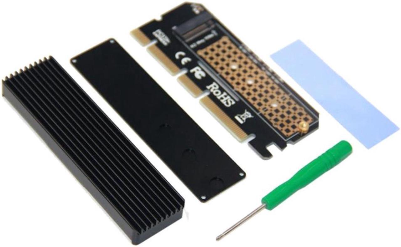 Alt view image 4 of 4 - M.2 NVMe SSD NGFF to PCIE 3.0 X16 Adapter M Key Interface Card Suppor PCI Express 3.0 x4 2230-2280 Size m.2 Full Speed