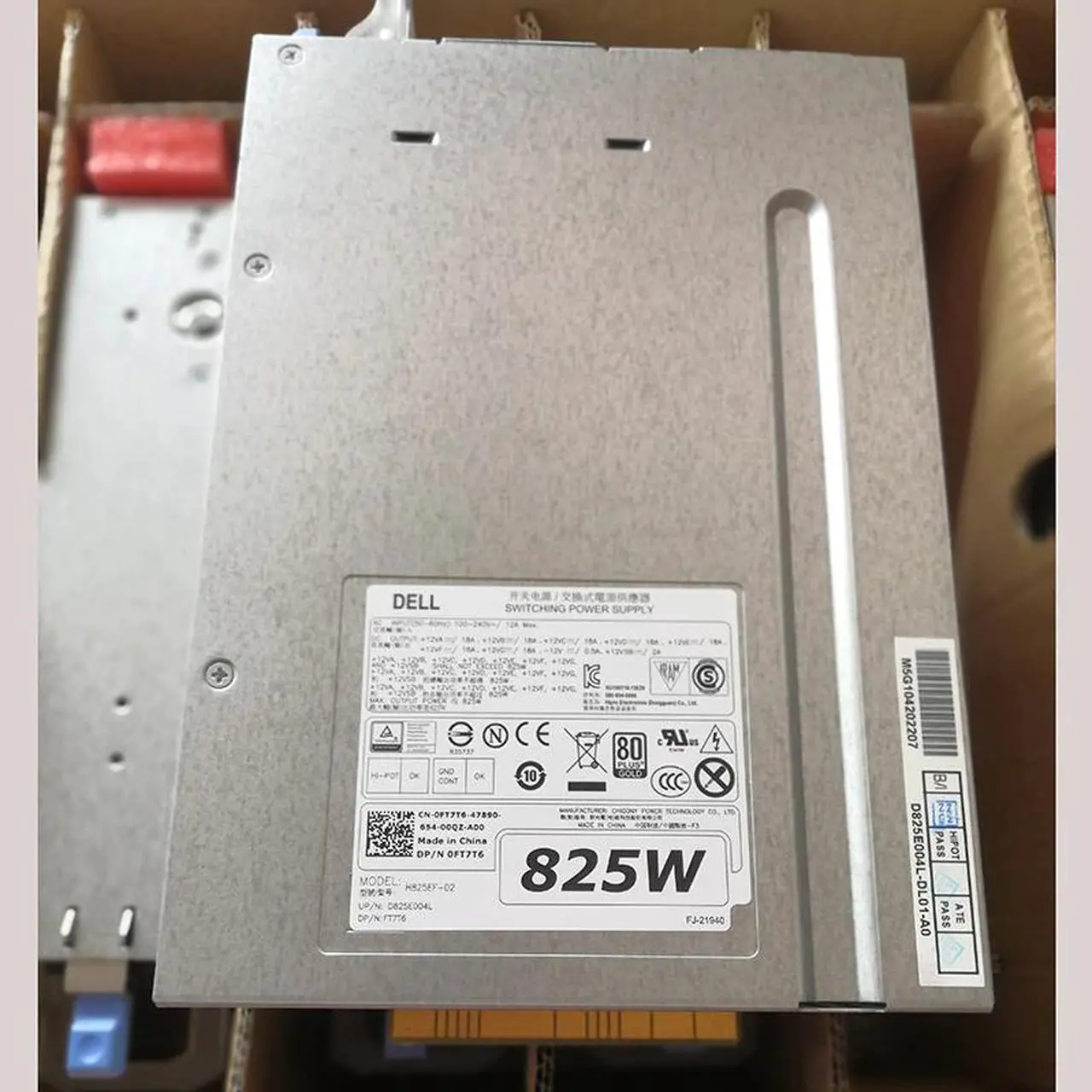 Alt view image 3 of 3 - FT7T6 C2TXD W1FJK H825EF-02 825W Switching Power Supply for T7910 5810 7810 7610