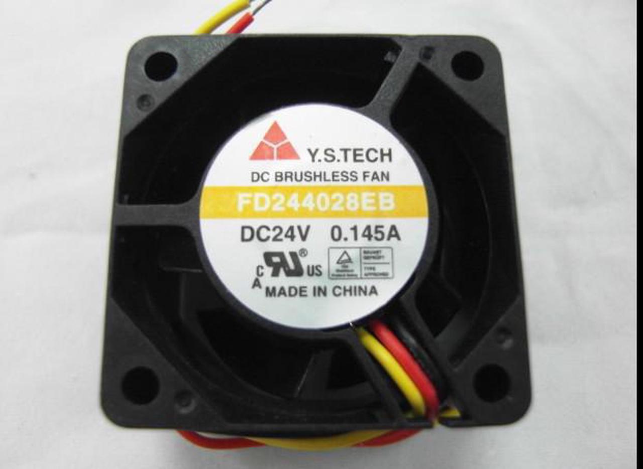 y.s. Tech Converter Fan FD244028EB 24v Instrumentation Dedicated Axial Flow Fan