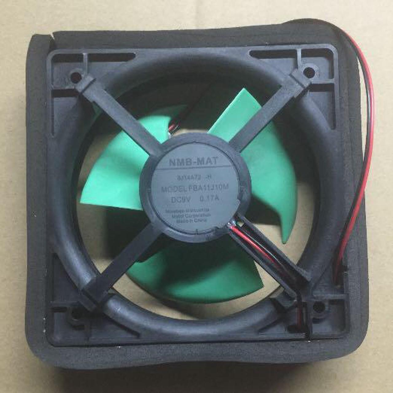 FBA11J10M  For NMB Refrigerator cooling Fan DC 9V 0.17A 113x113mm 2-wire