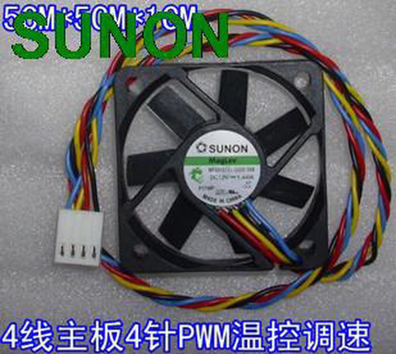 For Sunon MF50101V1-Q020-S99 5010 5CM 5cm 50mm 12V 1.44W 4Pin PWM server inverter cooling fan