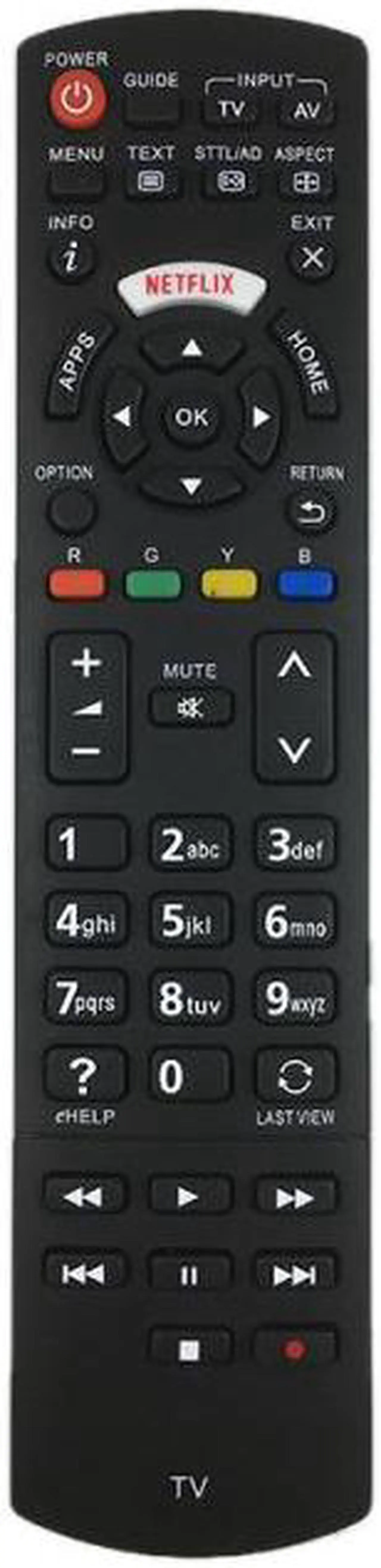 Black Panasonic Led Tv N2qayb000926 Remote Controller at best price in