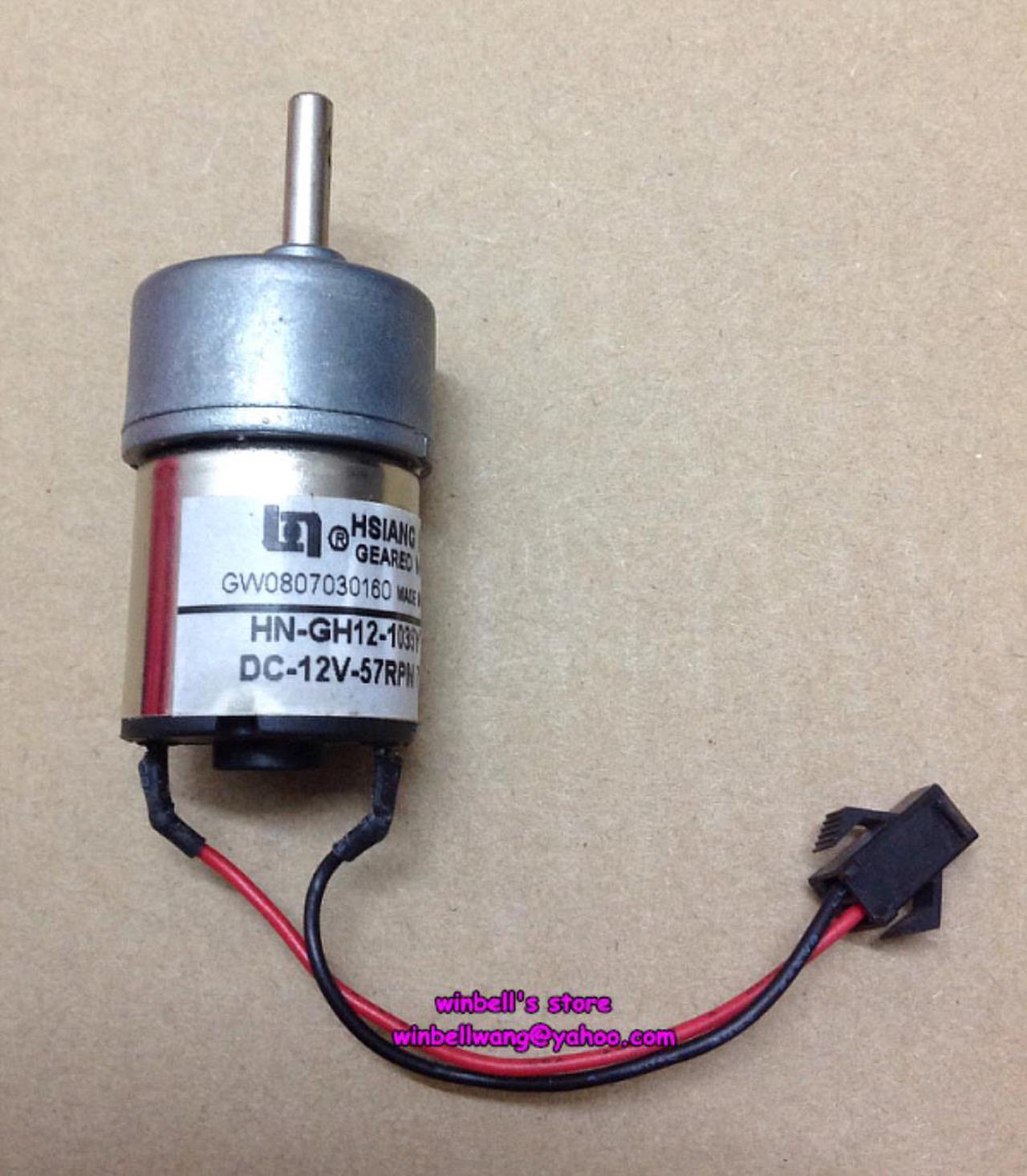 Alt view image 5 of 6 - for HSIANG NENG 12V 57rpm 1W DC geared motor HN-GH12-1035Y reduction ratio 70:1 gear-box diameter 26.5mm ~