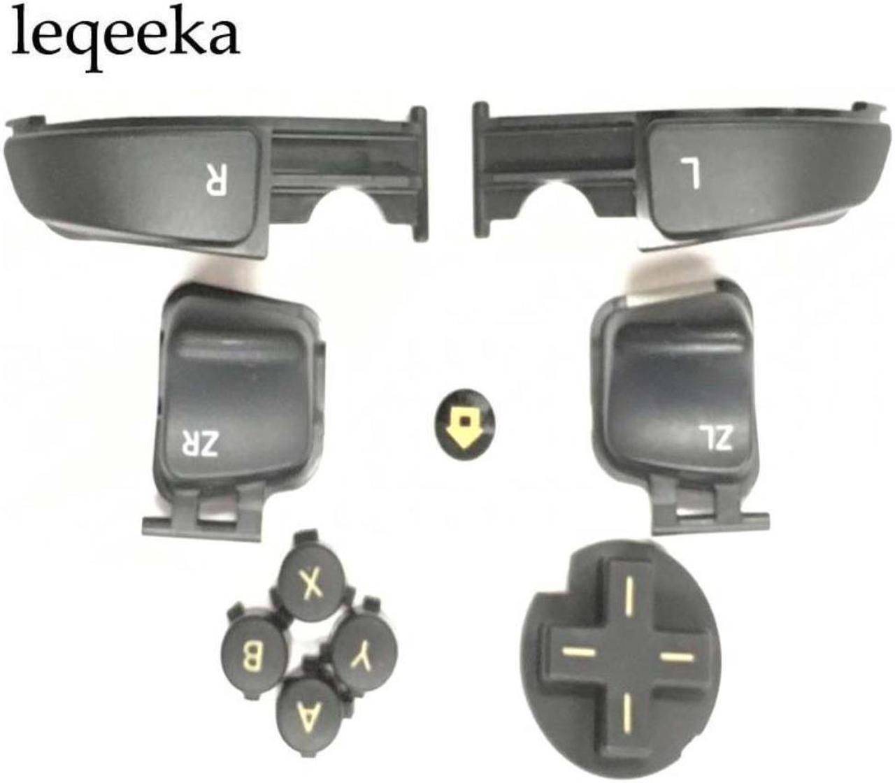 Alt view image 2 of 2 - For Nintendo Wii U Gamepad Controller FULL SET Zelda Trigger Buttons Left Right ZR ZL Black