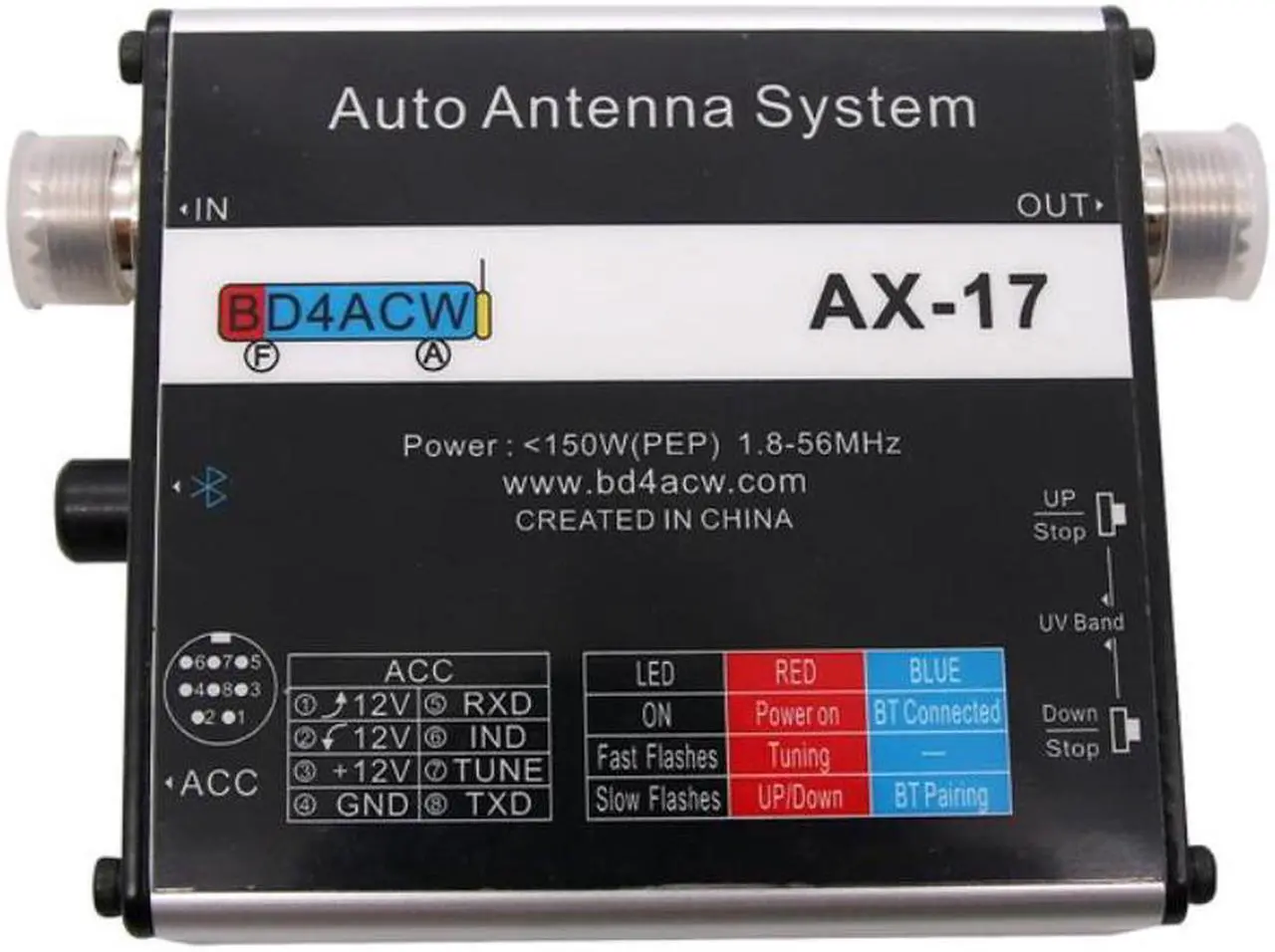 Alt view image 2 of 4 - AX-17 Automatic Screwdriver Antenna Controller For ATAS-120A M-120A M-130A SD330 Call Sign Version