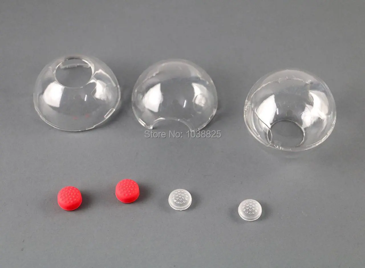 Main image of 30set/lot For NS Swiitch Poke ball Clear Crystal Plastic Hard Transparent Case Cover for Poke Ball plus Case Bag Non-slip Cap