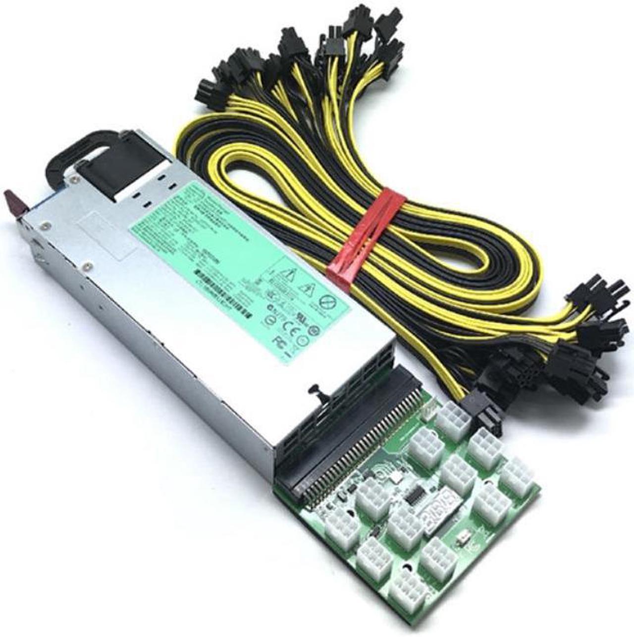 DPS-1200SB A 1200W 6Pin Switching Mining Power Supply Power Switch Graphics Card Power Board 64 Pin To 12 6Pin To 8Pin