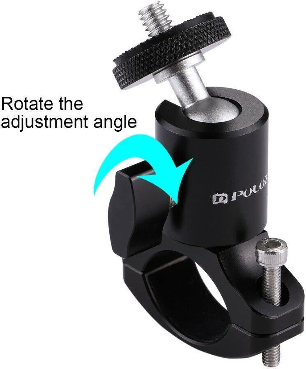 Alt view image 2 of 4 - PULUZ Aluminum Bike Handlebar Adapter Mount for Gopro Hero Action Camera
