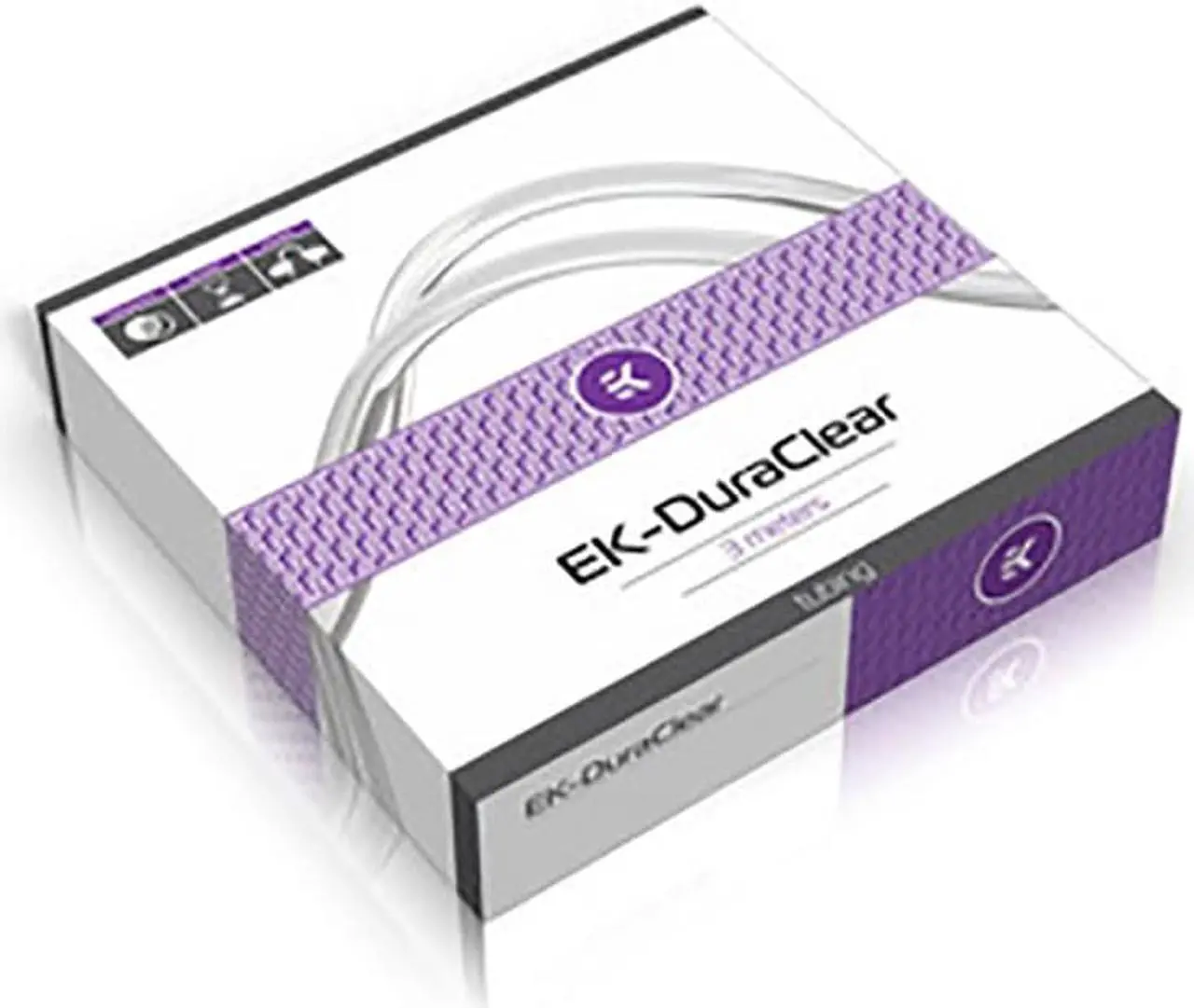 Alt view image 3 of 3 - EK-DuraClear 9,5/15,9mm 3M RETAIL Three-point thick/thin transparent hose
