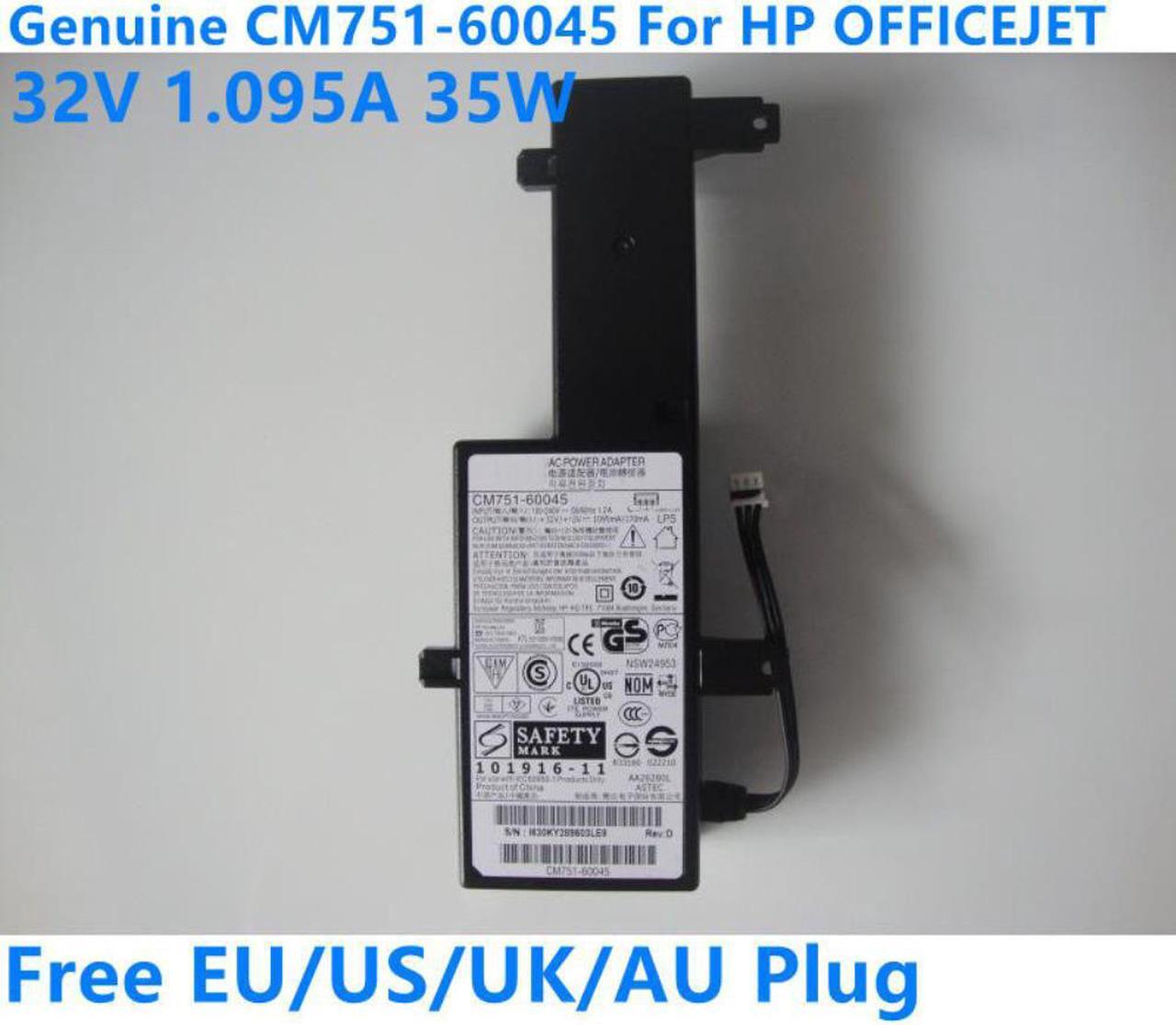 Main image of 32V 1095mA/1.095A CM751-60045 CM751-60190 AC Power Supply Adapter For HP OFFICEJET PRO 8100 8600 PRINTER 8610 Charger
