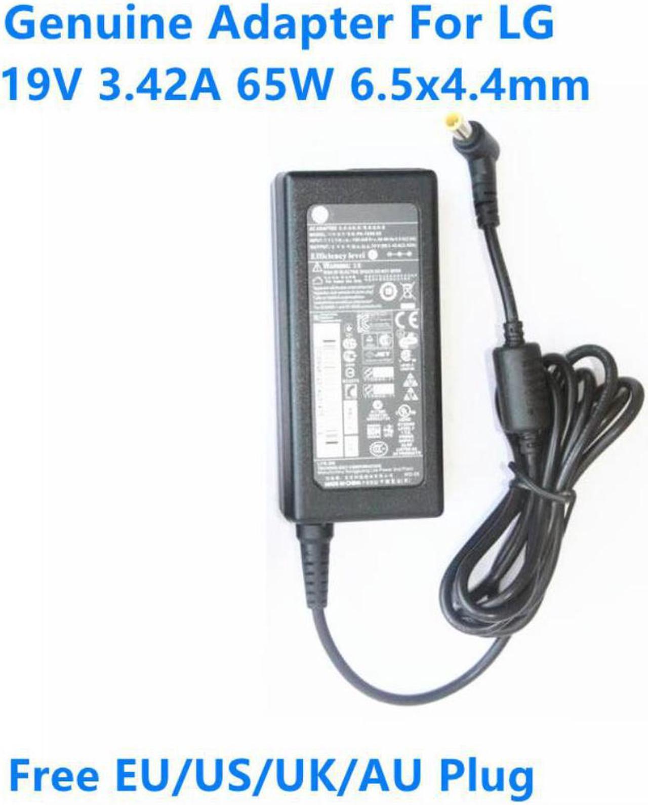 LCD Monitor Charger AC Adapter For LG 19V 3.42A 65W R400 M2280D M2780D E2742V PA-1650-68 DA-65G19 Power Supply Adaptor