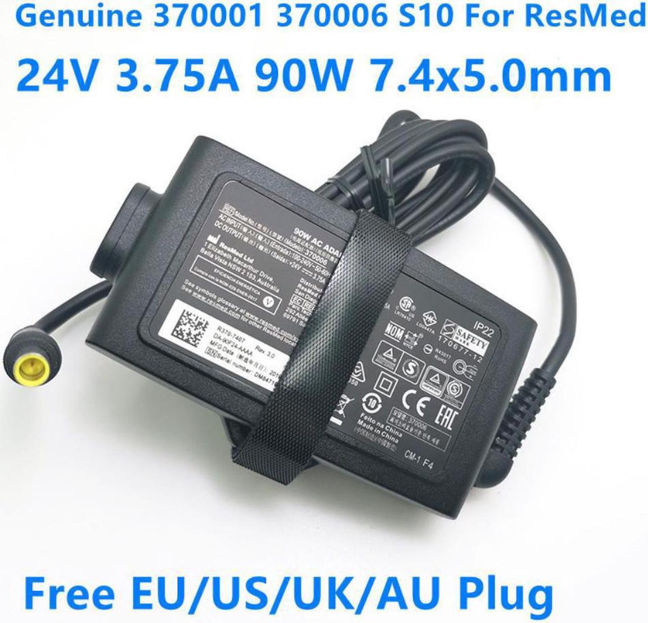 Main image of ResMed 370001 24V 3.75A 90W IP22 AC Adapter For RESMED AIR SENSE S10 10 AIR SENSE 1 370002 37015 DA90A24 Power Charger