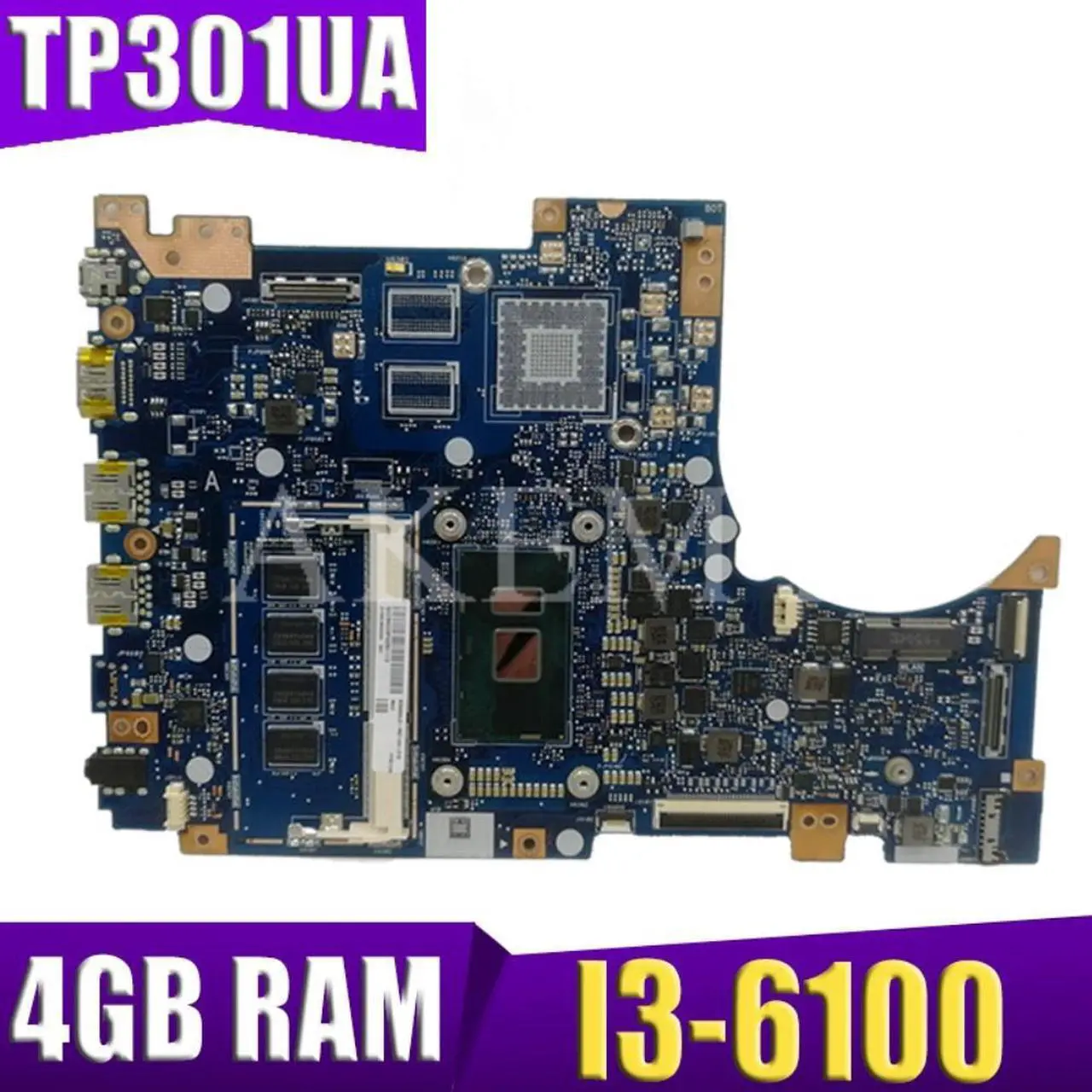 Main image of !!! For ASUS TP301U TP301UA TP301UJ TP301UJ Laptop motherboard TP301UA Mainboard 100% Tested I3-6100U/6006U CPU 4GB RAM