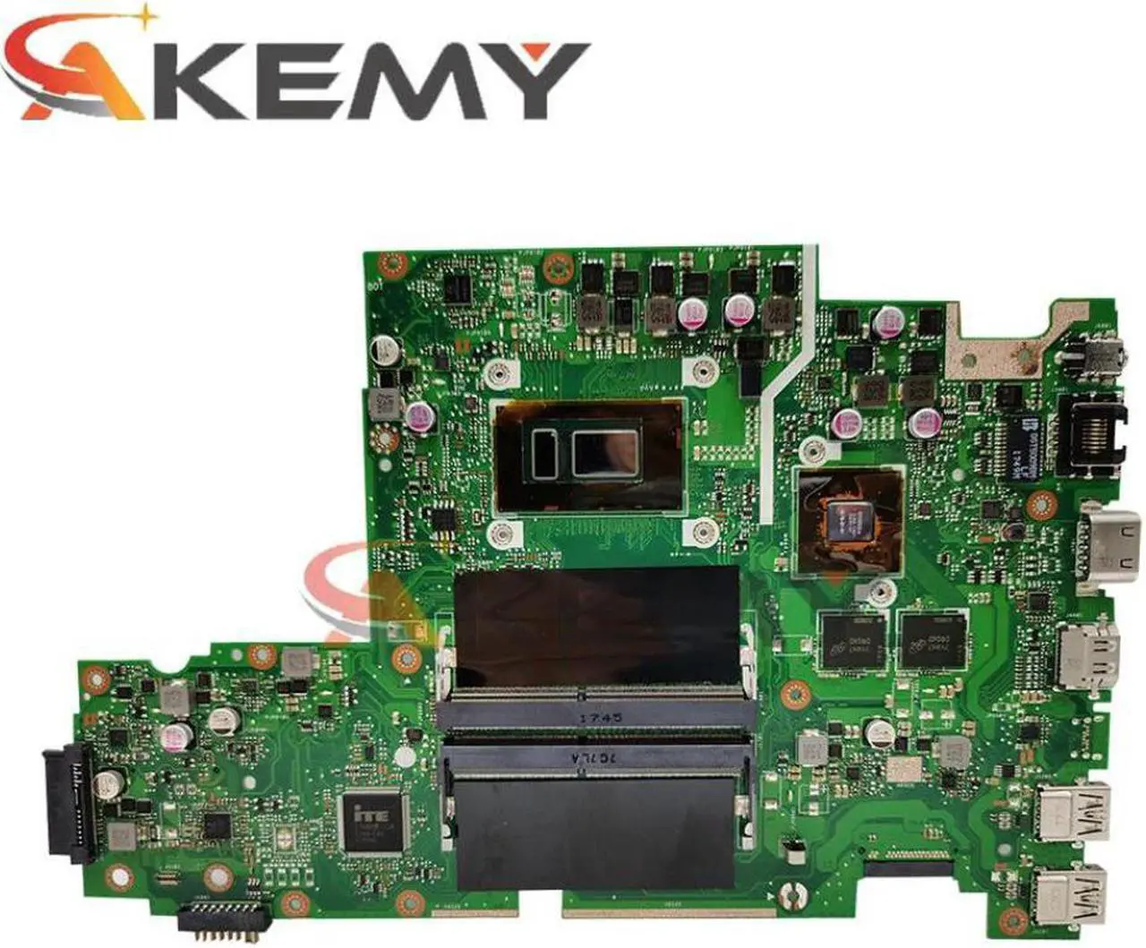 Alt view image 2 of 2 - X542UQ motherboard for ASUS VivoBook X542UF X542UR X542U FL8000U V587UN X542UN X542UQR Notebook motherboard i3-7100