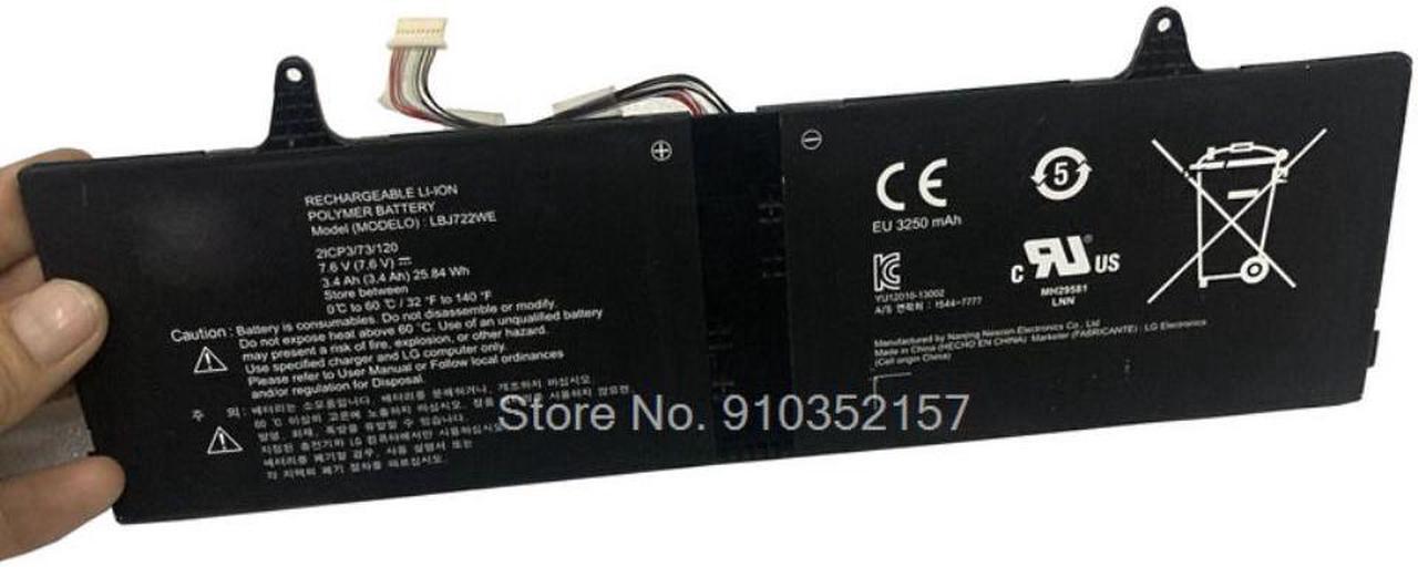 Main image of Laptop  For LG 15U340 LBJ722WE 7.6V 25.84WH 15U340-E 15U340-L 15UD340 15UD340-E 15UD340-L 15U340-E.BN37P1