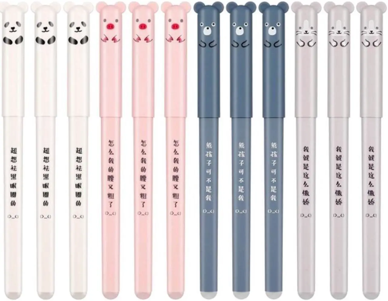 Temperature Sensitive Pens DxJ Heat Erasable Pens 10-Pack - 0.5mm Tip Friction Erasable Gel Pens For School & Office Friction Erase Pens For Students - View #9