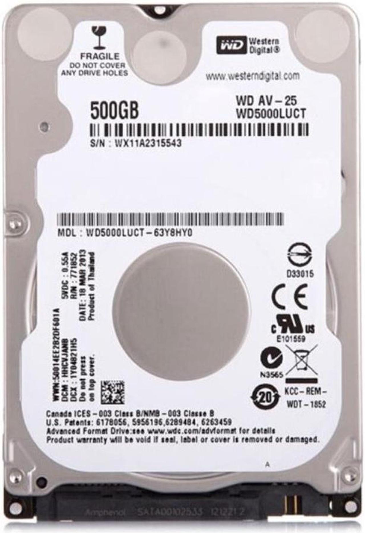 WD5000LUCT 500G notebook hard disk 2.5 inch industrial computer PMR monitoring hard disk