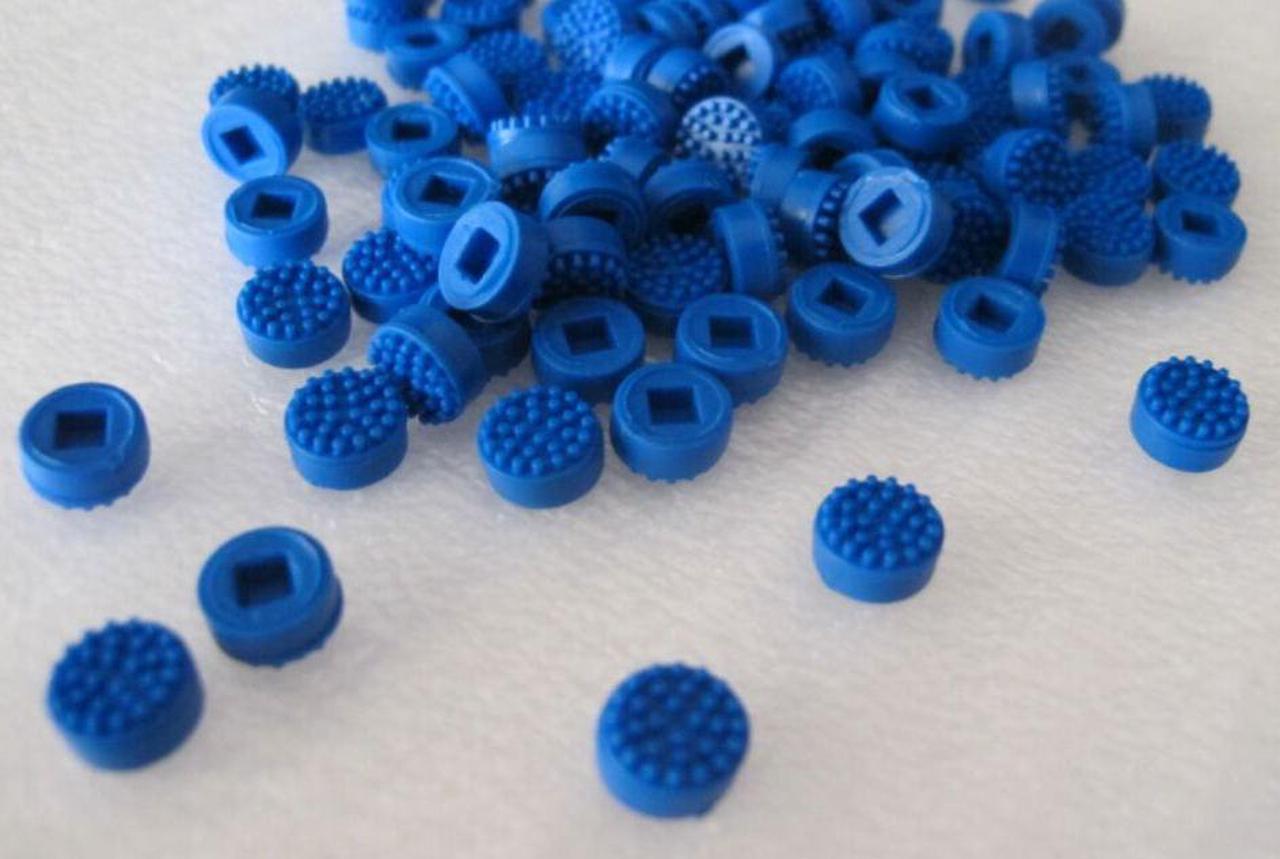 100pcs/lot for DELL Laptop keyboard trackpoint cap Little blue riding hood, blue dot cap, blue dot TrackPoint mouse cap