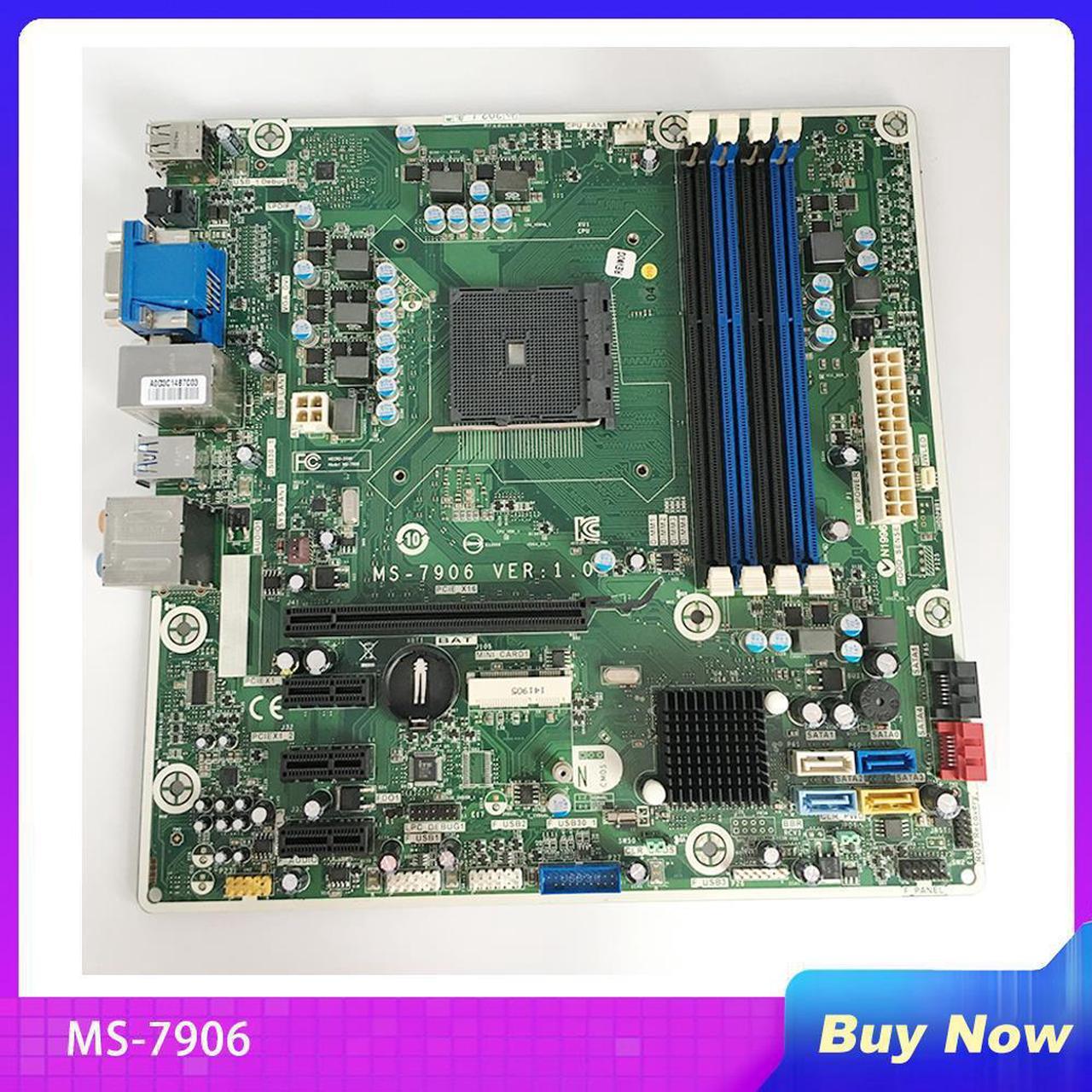 PC Desktop Motherboard For HP A88 FM2 MS-7906 747512-001 747512-501 808920-002 Fully Tested,