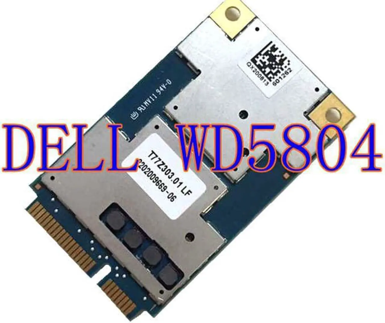 Alt view image 2 of 3 - Wireless DW5804 4G LTE/WWAN Mobile Broadband 01YH12 E371 PCI-E 3G/4G Card