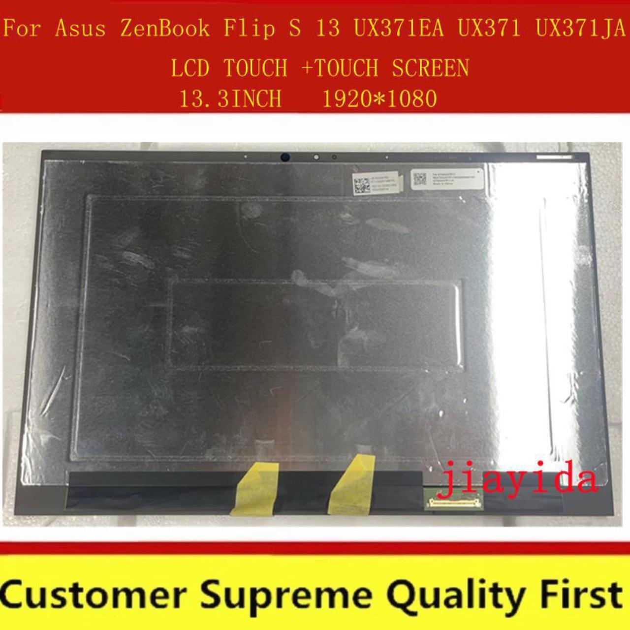 Main image of For Asus ZenBook Flip S 13 UX371EA UX371 UX371JA LCD Display Panel TouchScreen Digitizer complete assembly