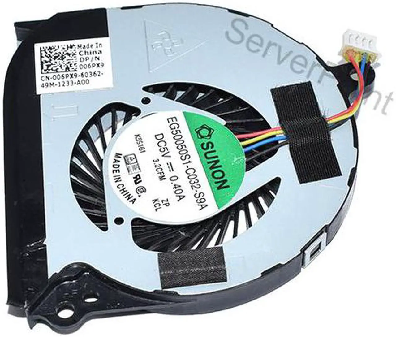 Ventola di raffreddamento per CPU portatile per SUNON EG50050S1-1C050-S9A