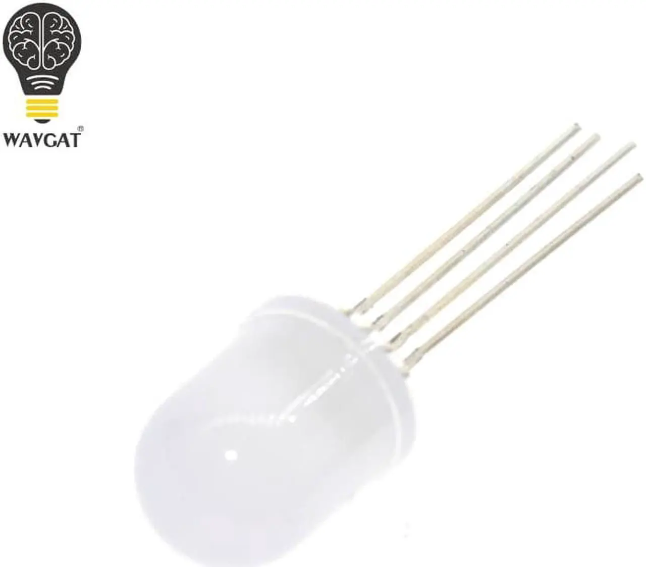 Alt view image 2 of 3 - 20PCS 10mm Full colors Diffused RGB LED Common Cathode 20mA 3 Colors Red Green Blue 4 Pin 10 mm Light-Emitting Diode LED Lamp
