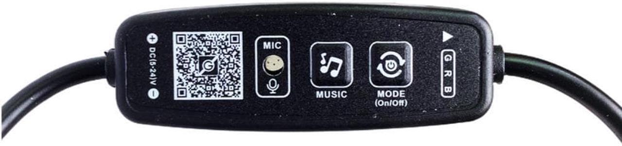 Alt view image 3 of 3 - Mini RGB Bluetooth-compatible Controller DC 5V 12V 24V Music Bluetooth SMD COB 2835 3528 5050 4Pin GRB LED Light Strip Controler