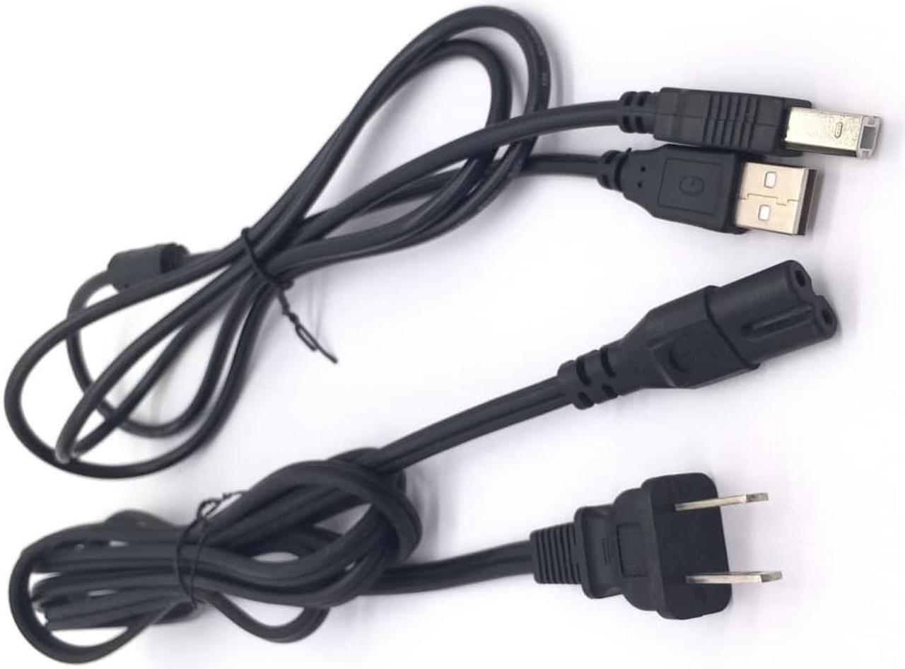 Main image of USB Cable+Power Cord Printer for Canon Pixma MX340 MX410 MX360 MX456 MX350 MX495